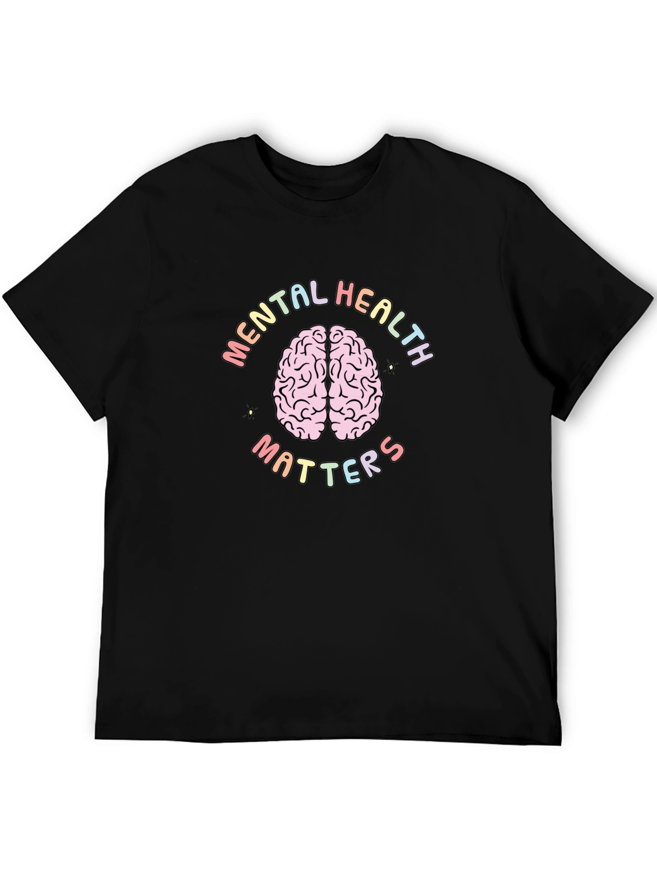 Mental Health Matters T-Shirt Brain Graphic Tee