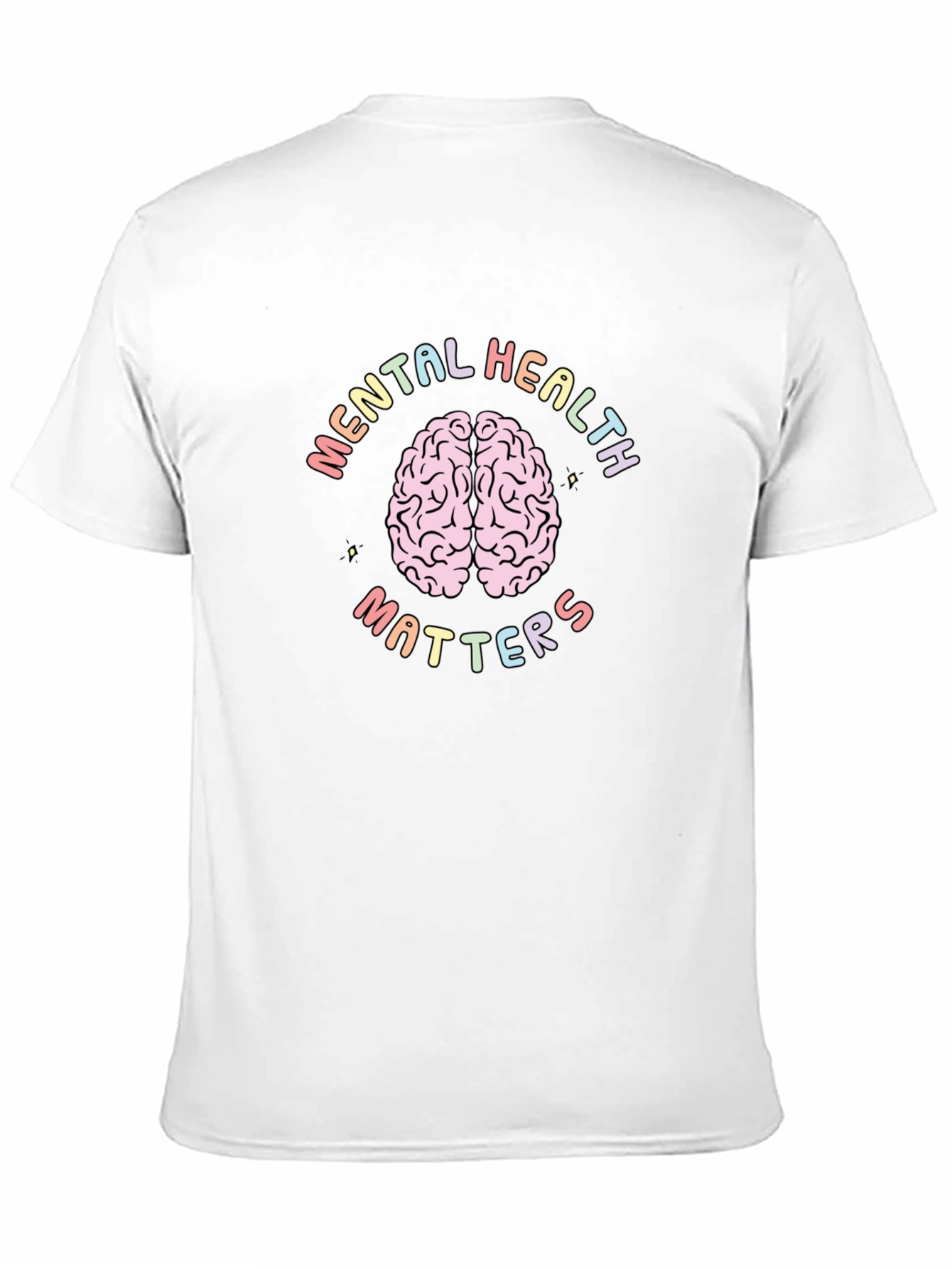 Mental Health Matters T-Shirt Brain Graphic Tee