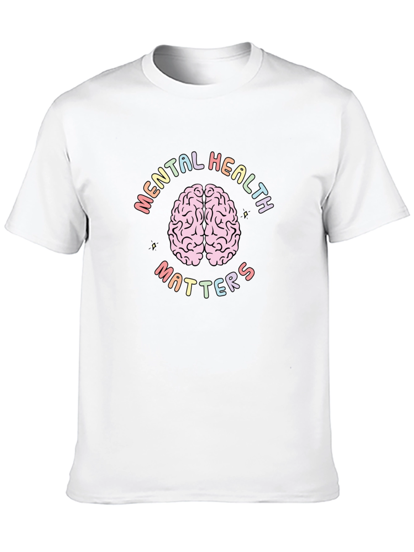 Mental Health Matters T-Shirt Brain Graphic Tee