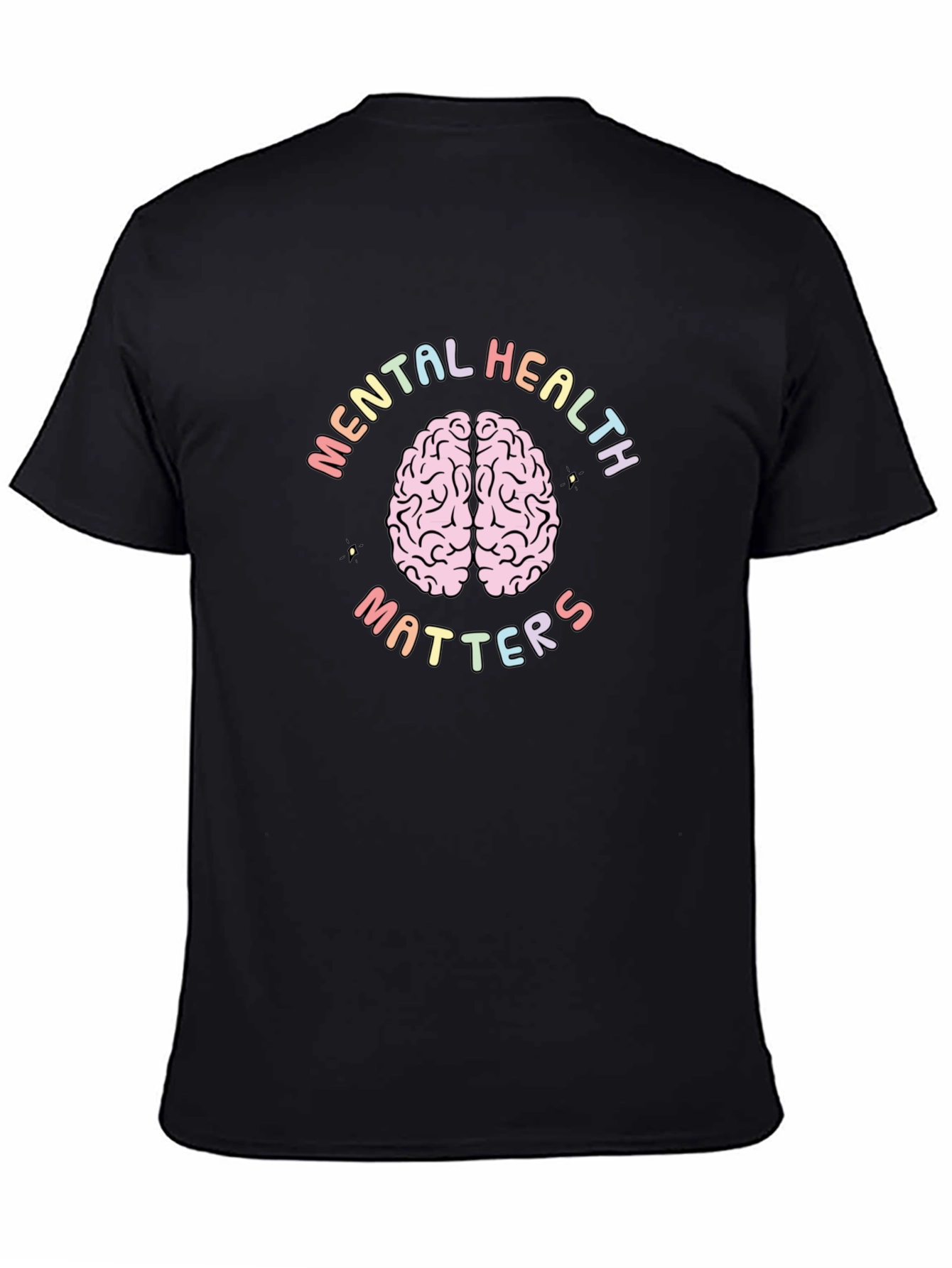 Mental Health Matters T-Shirt Brain Graphic Tee