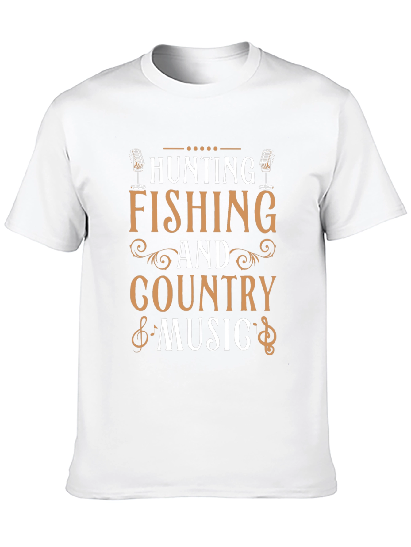 Hunting Fishing Country Music T-Shirt