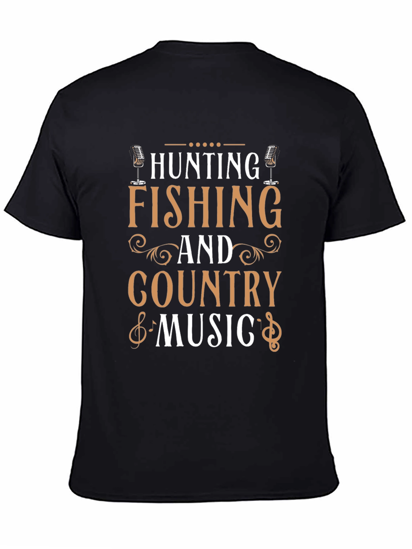 Hunting Fishing Country Music T-Shirt