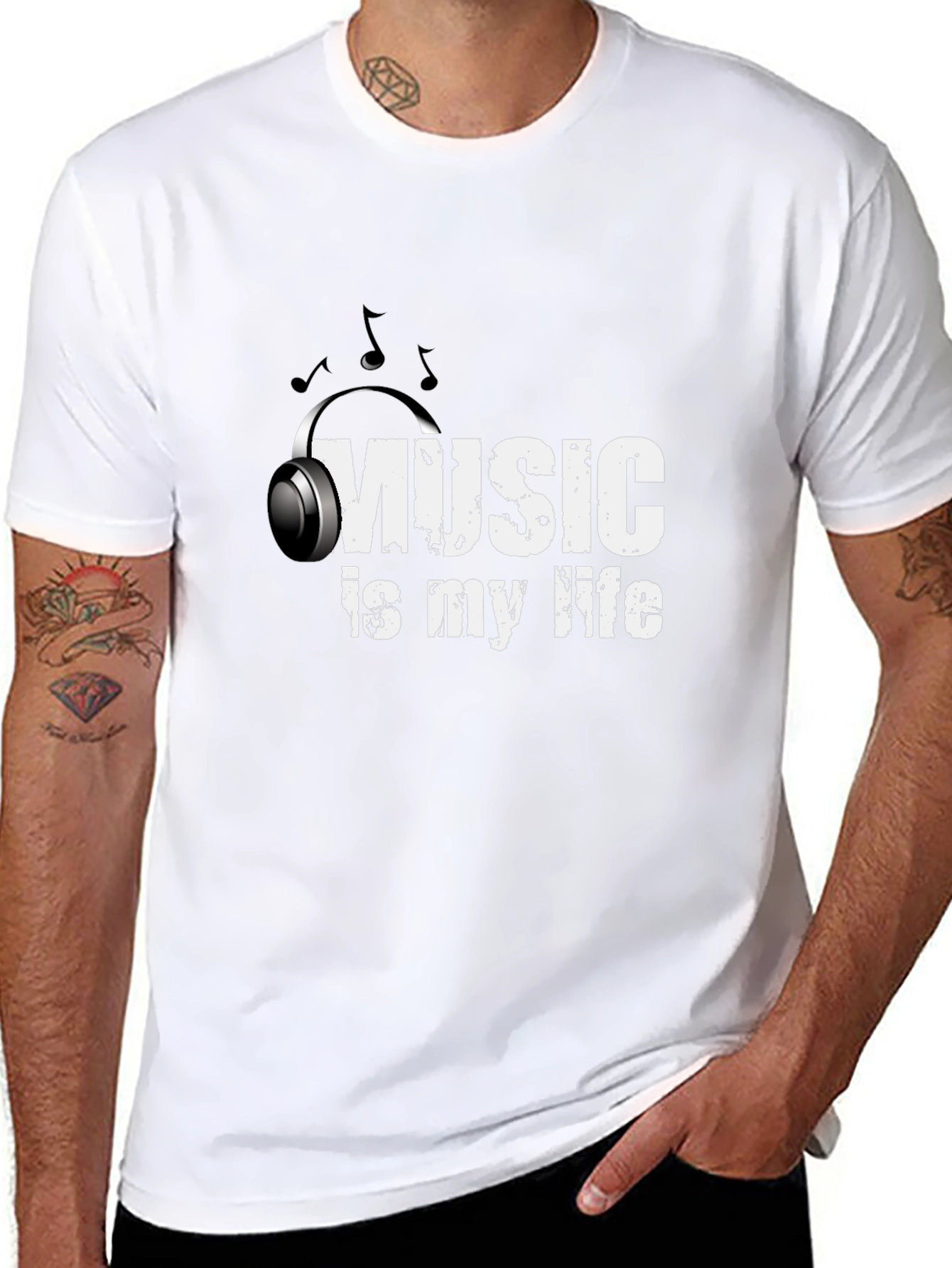 Music is My Life - Mens Graphic Tee