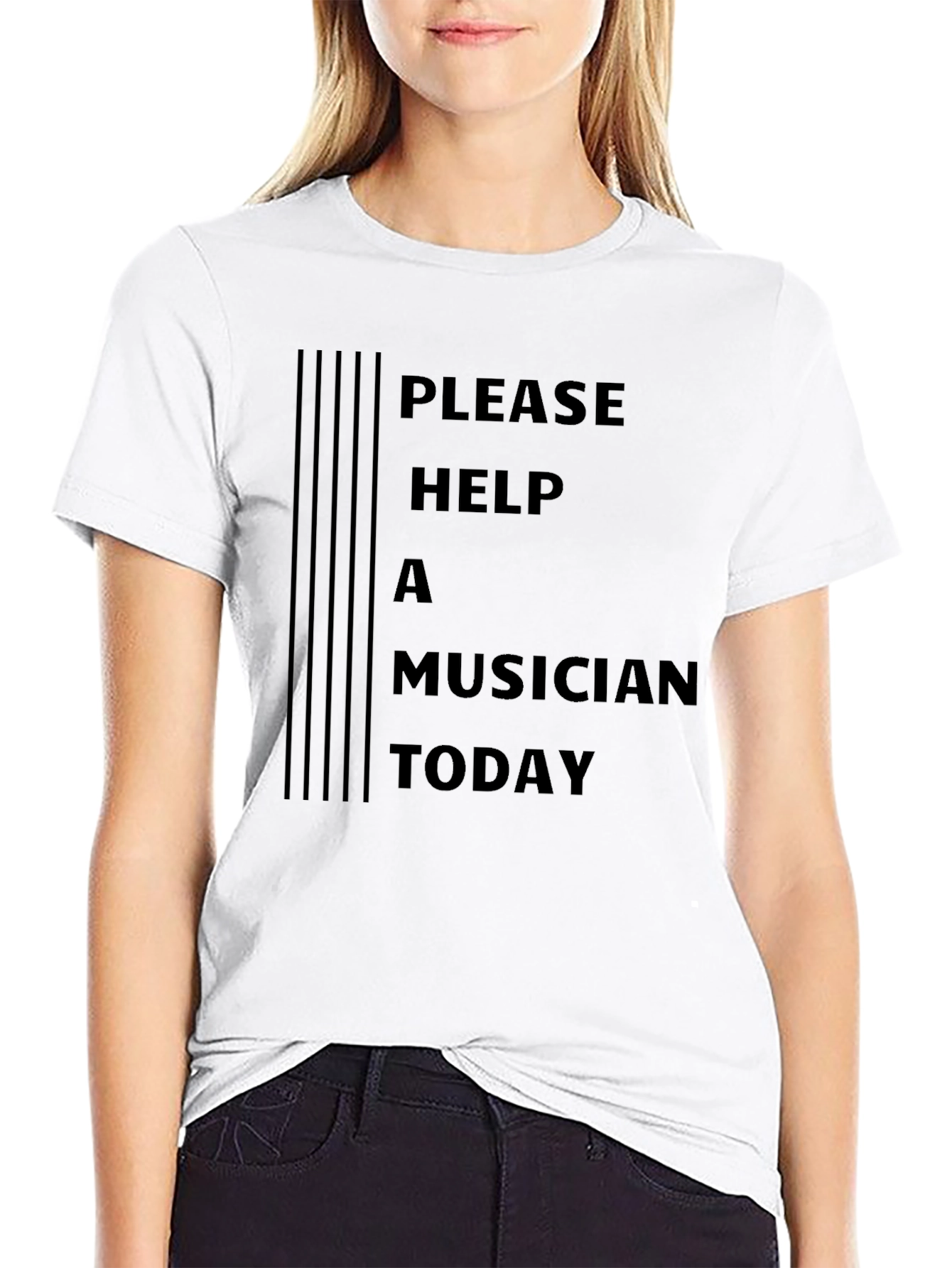Please Help a Musician Today T-Shirt