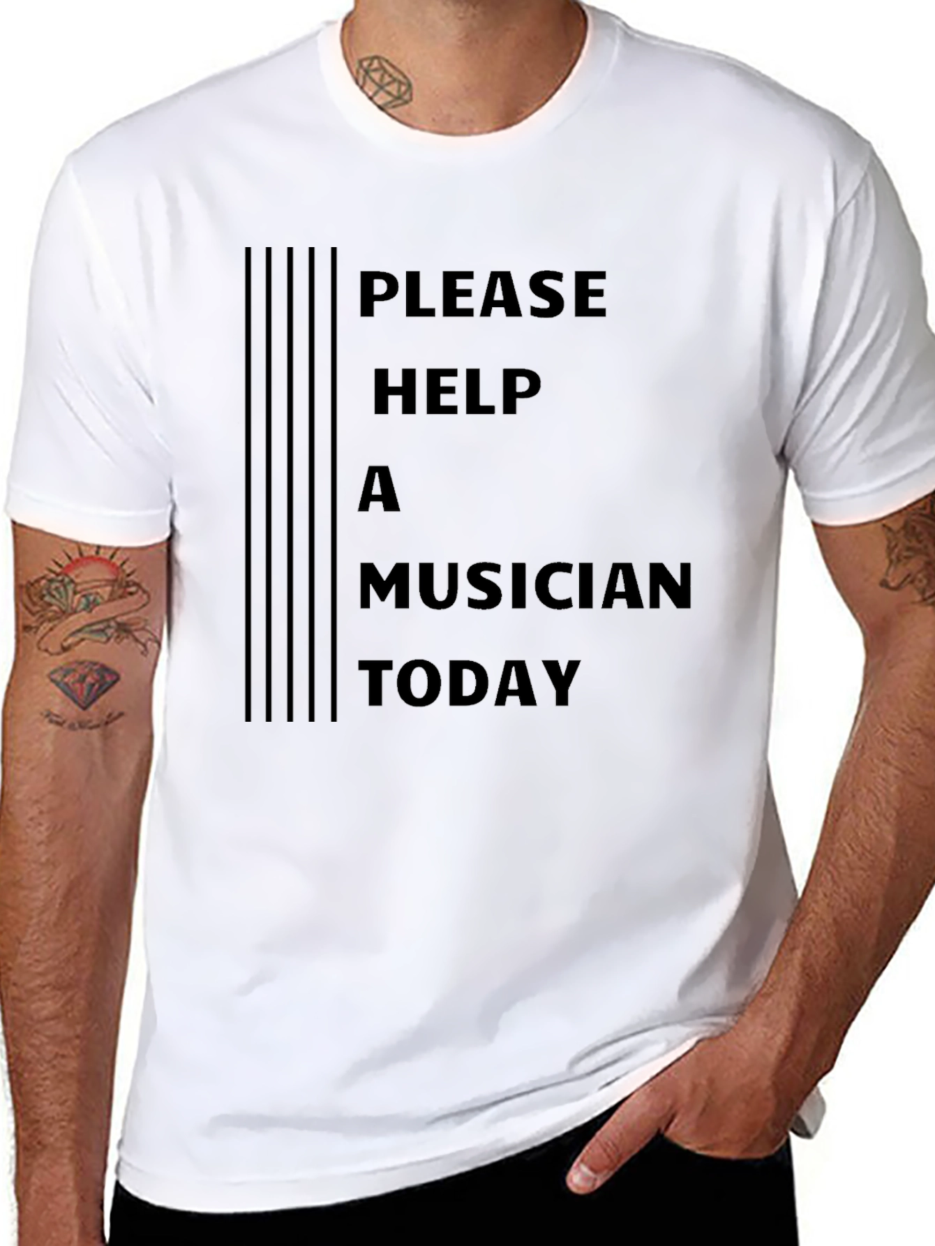 Please Help a Musician Today T-Shirt