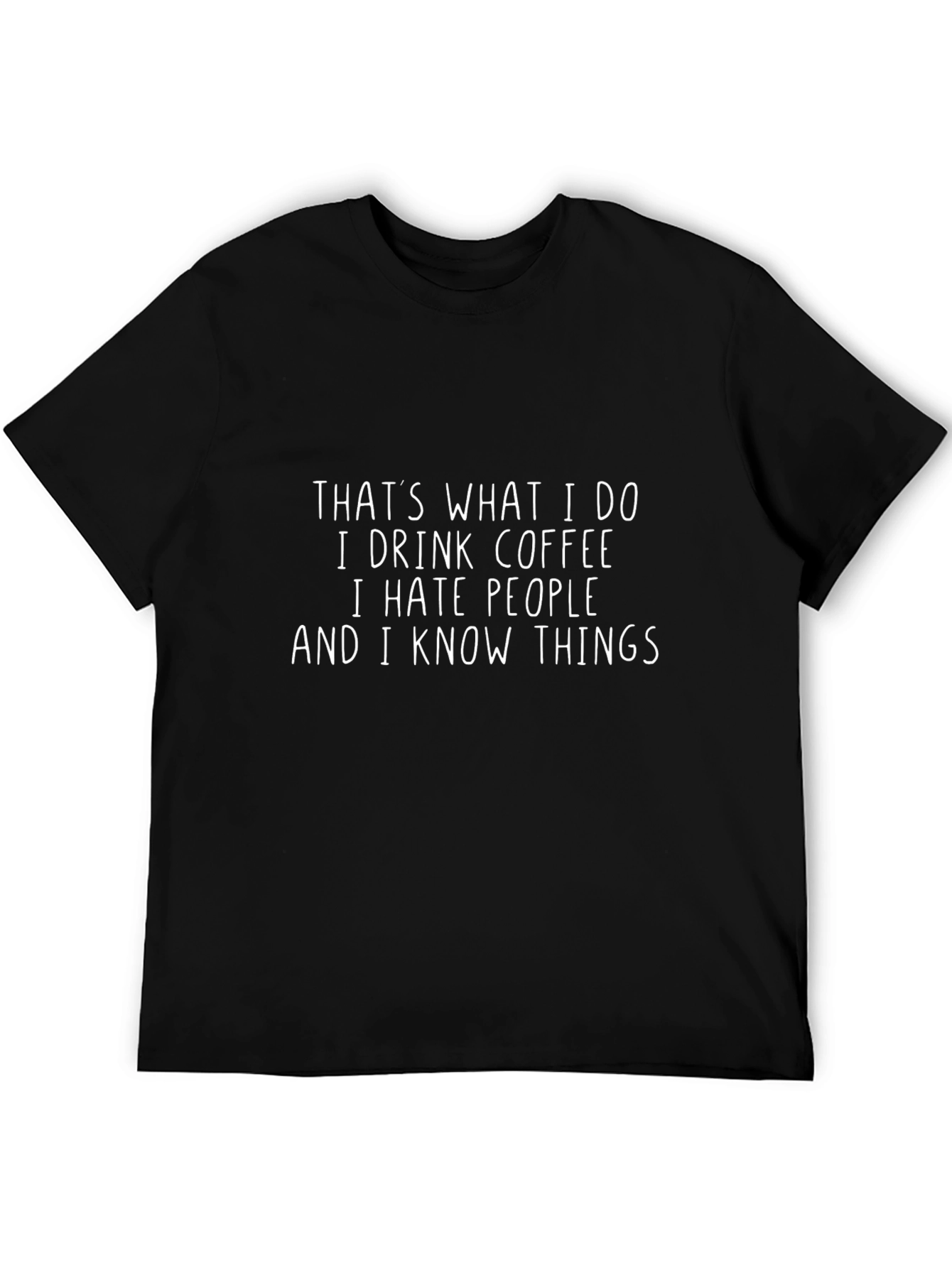 Coffee Hate Knowledge T-Shirt - Funny Graphic Tee