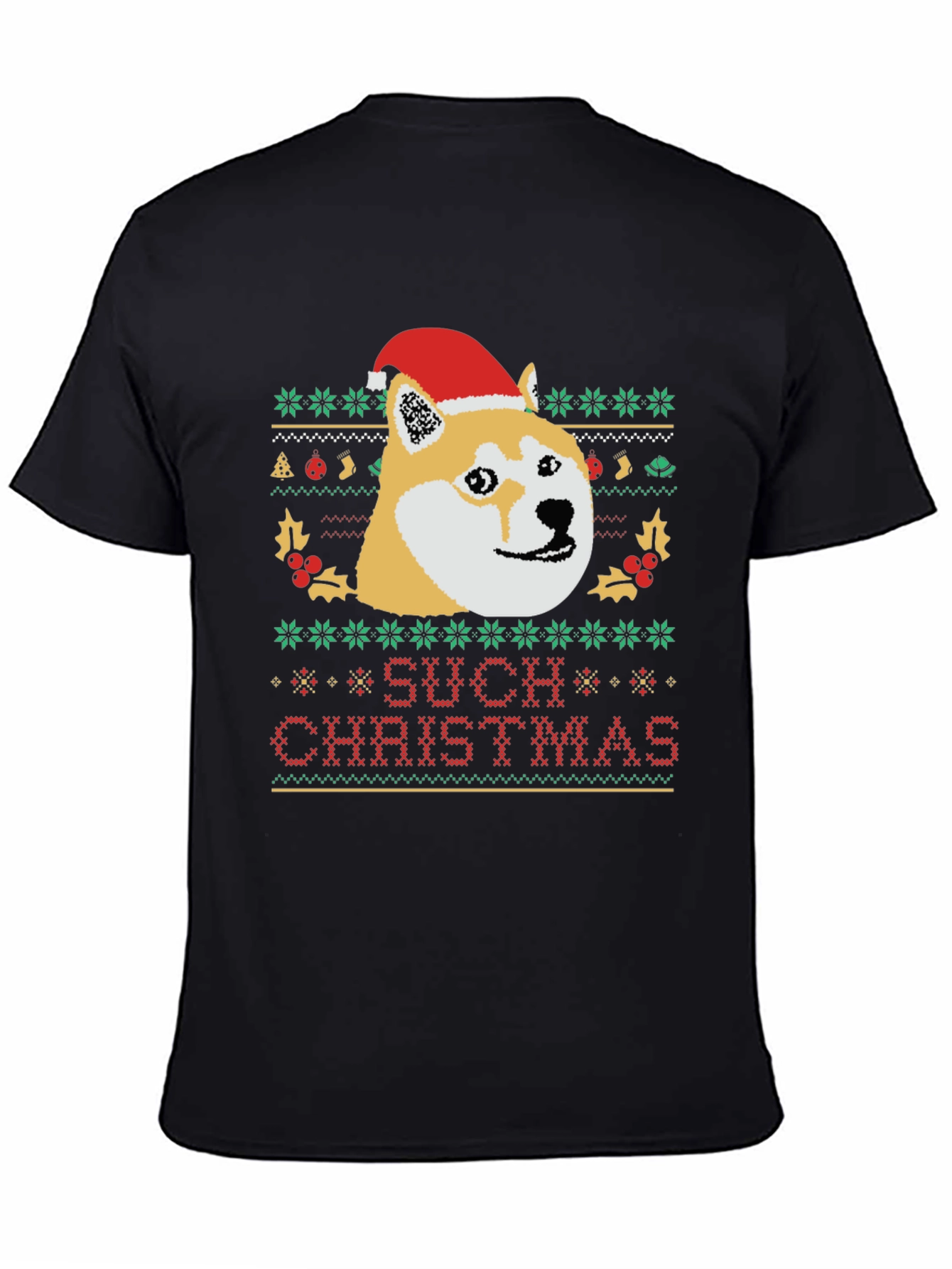 Doge Christmas Knit T-Shirt