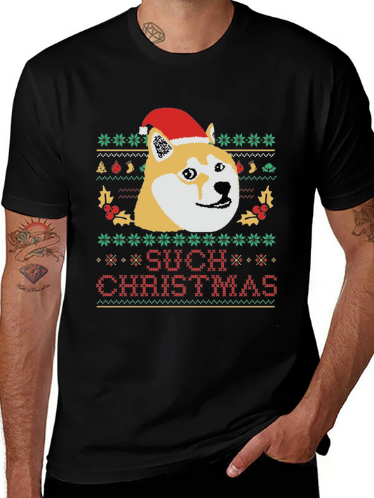 Doge Christmas Knit T-Shirt