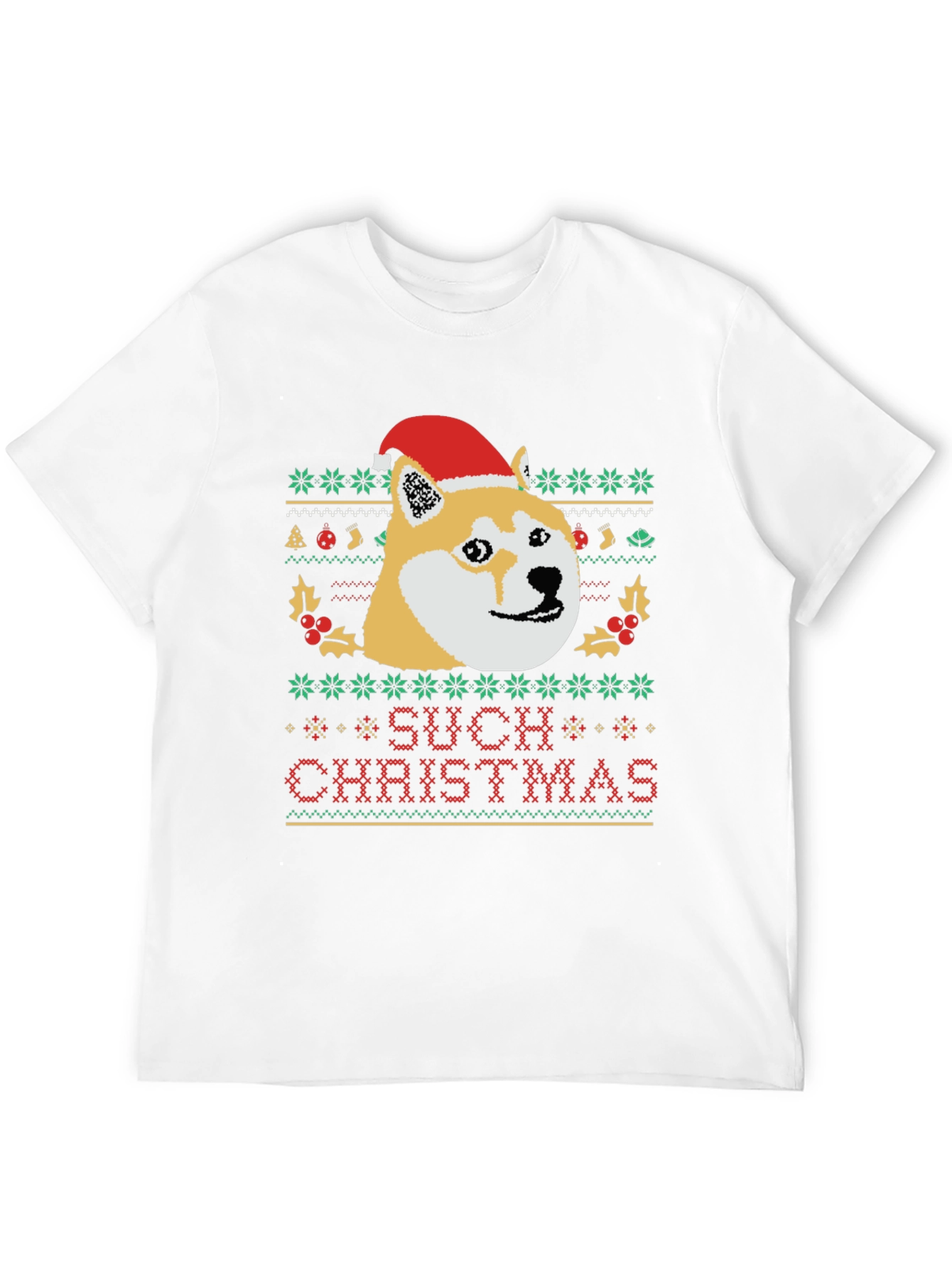 Doge Christmas Knit T-Shirt