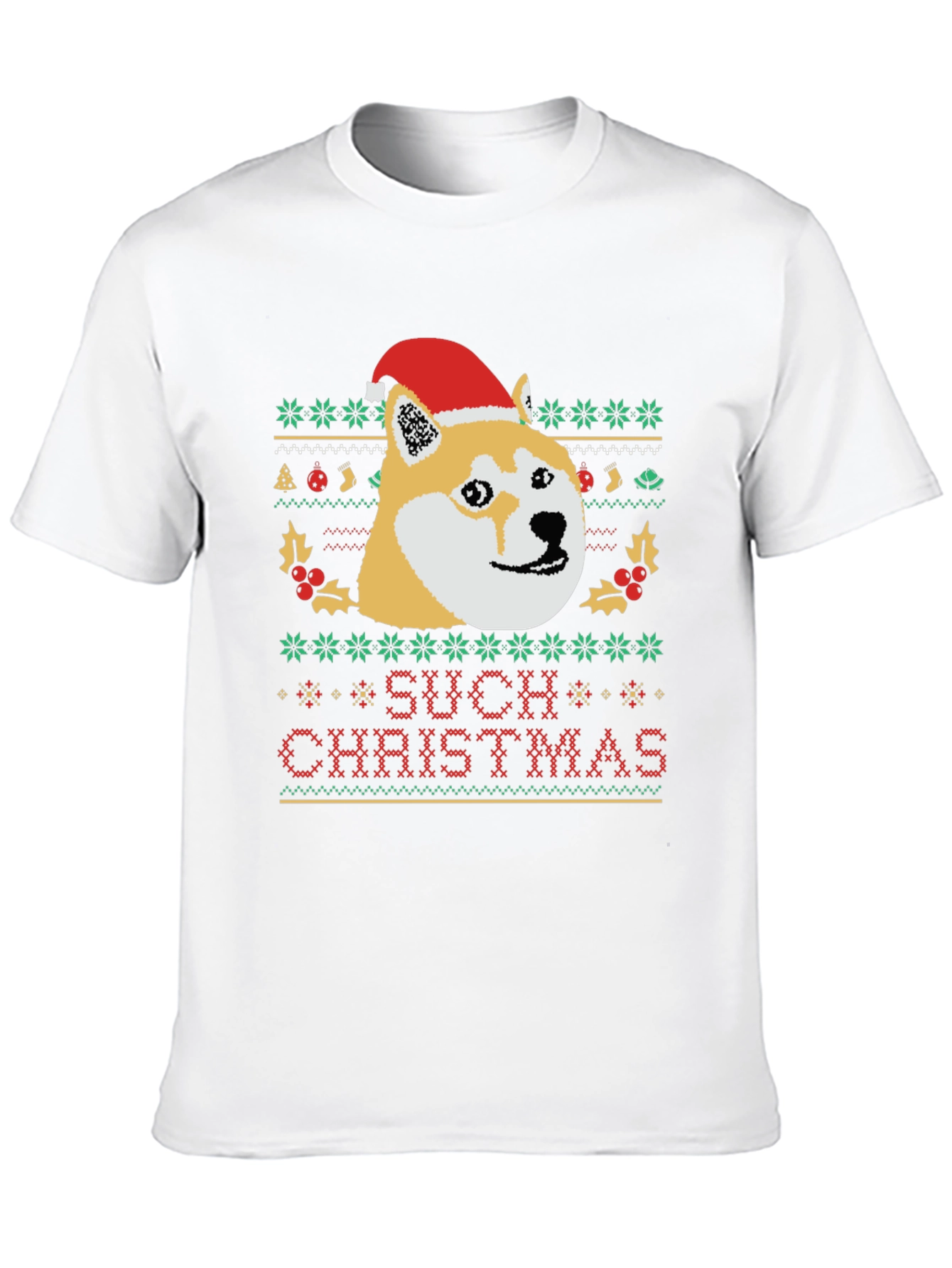 Doge Christmas Knit T-Shirt