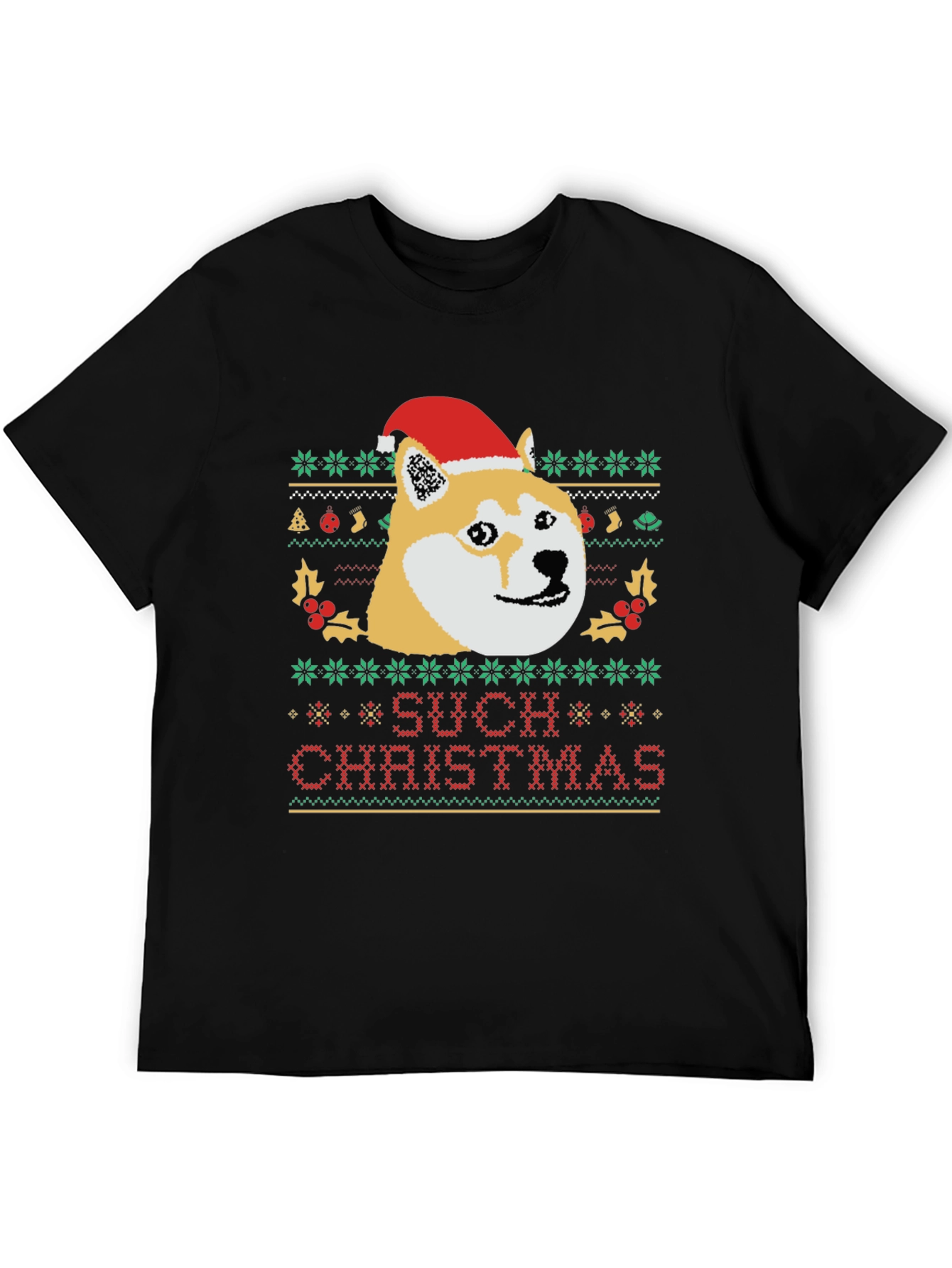 Doge Christmas Knit T-Shirt