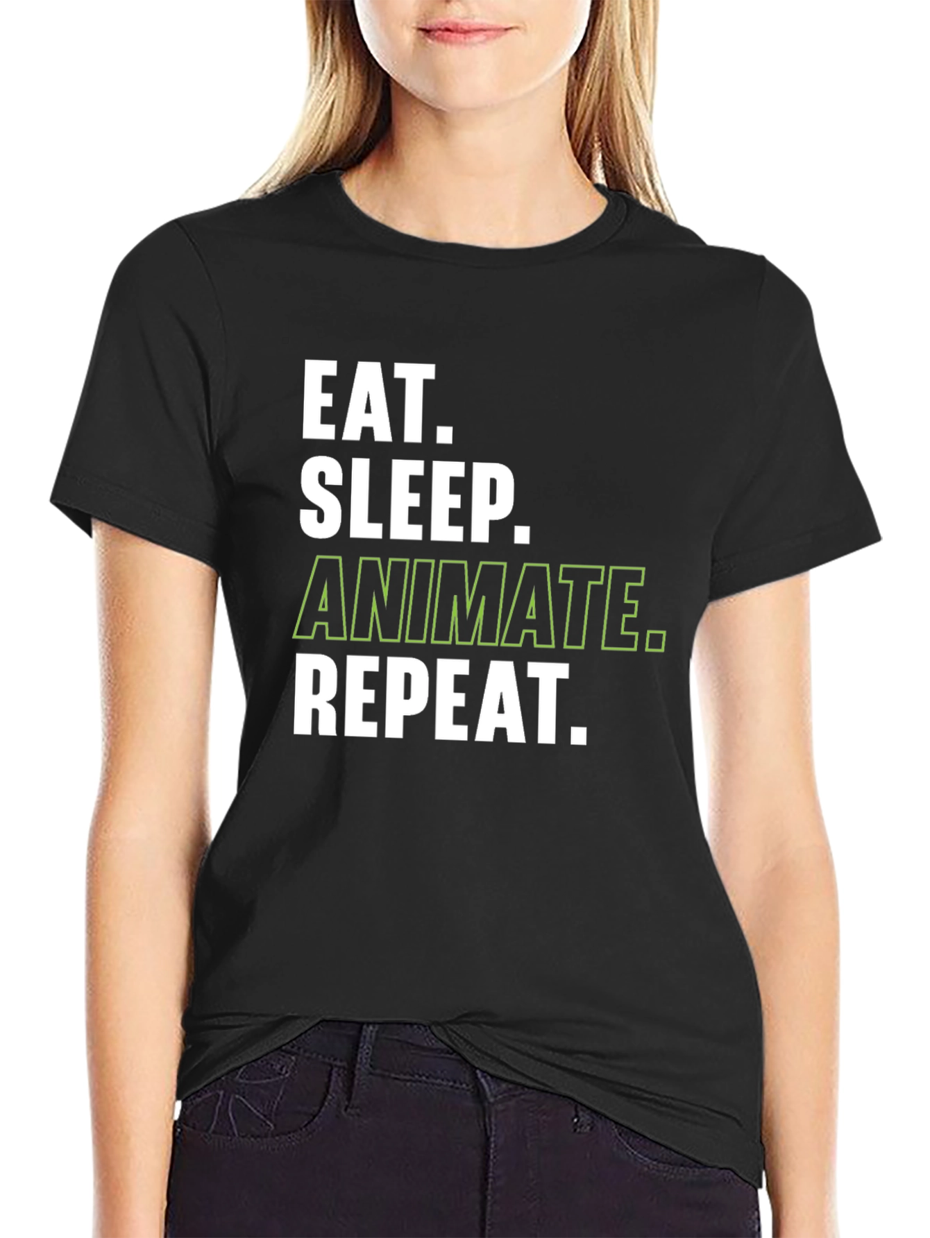 Eat Sleep Animate Repeat T-Shirt