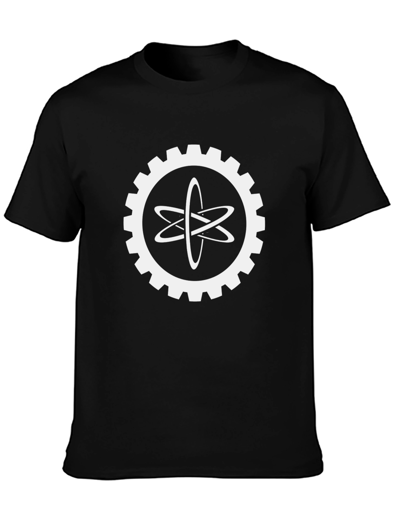 Atom Gear Graphic Tee - Science & Style Combined
