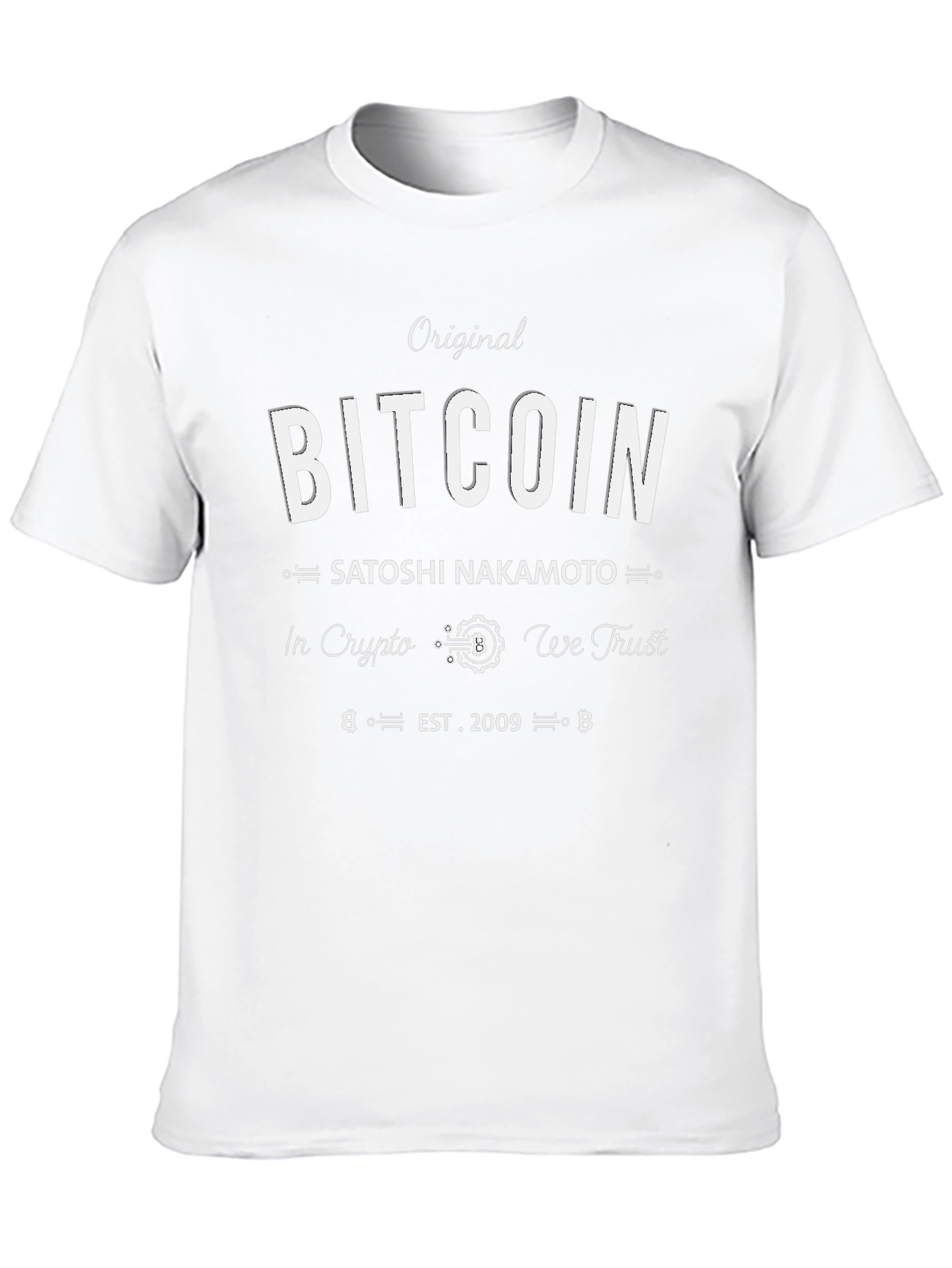 Original Bitcoin Crypto T-Shirt - Satoshi Nakamoto