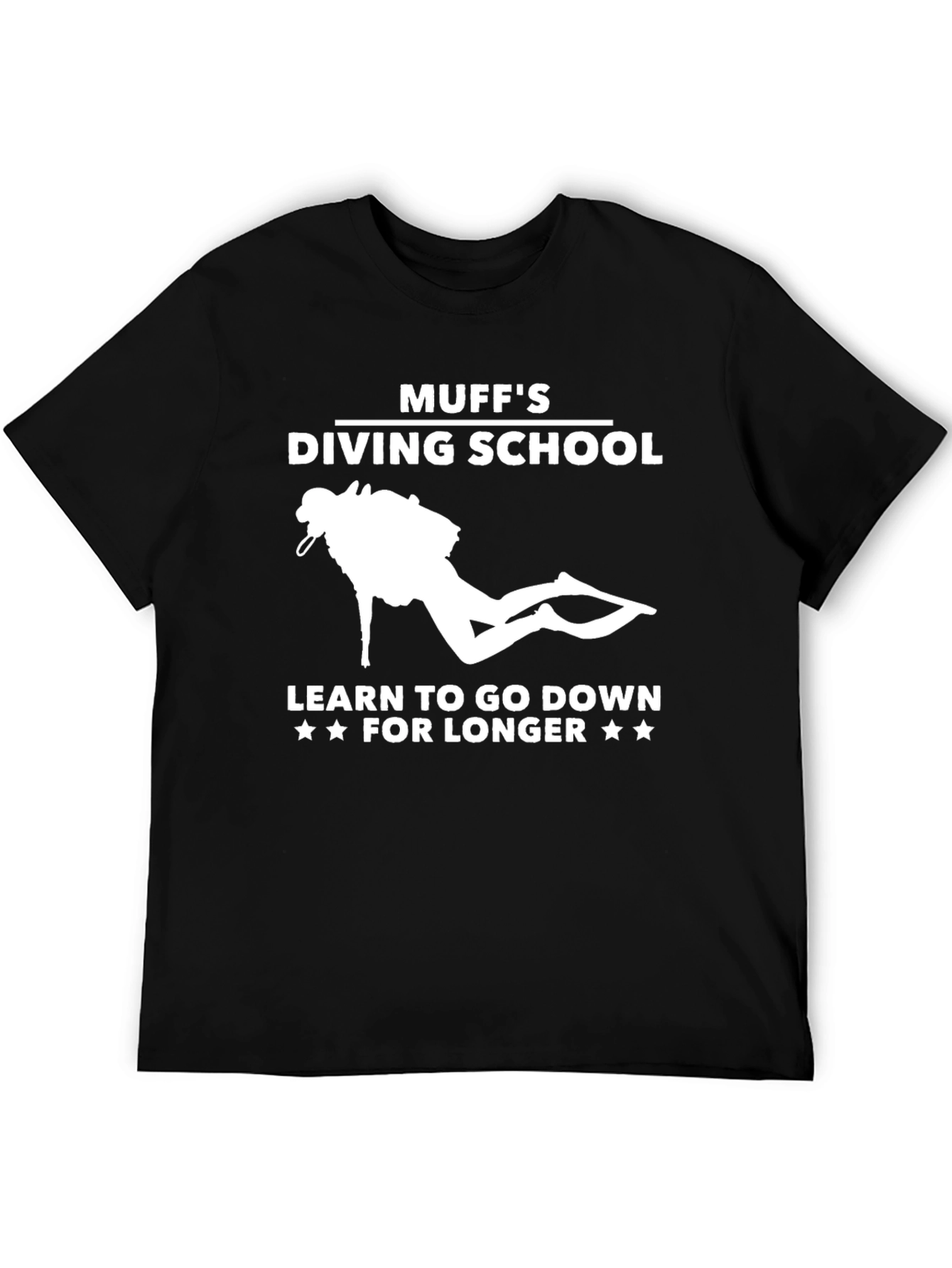 Muffs Diving School Black Graphic Tee