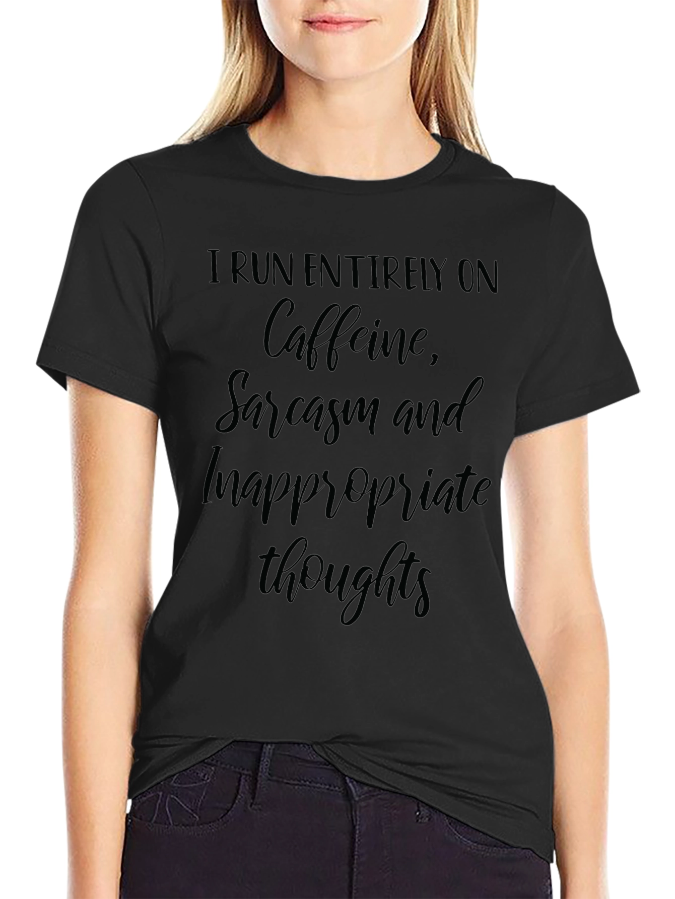 Sarcastic Caffeine Thought T-Shirt