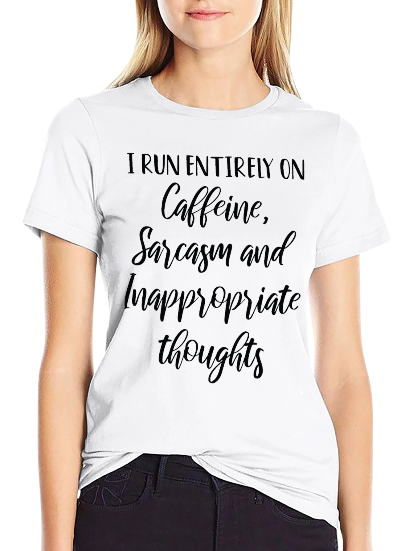 Sarcastic Caffeine Thought T-Shirt