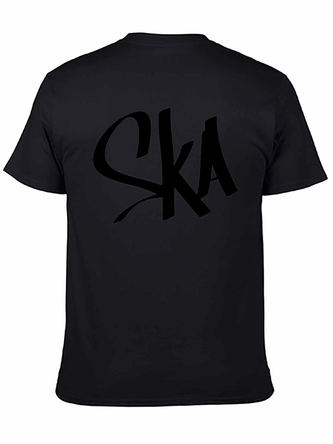 SKA T-Shirt - Black Cotton Blend