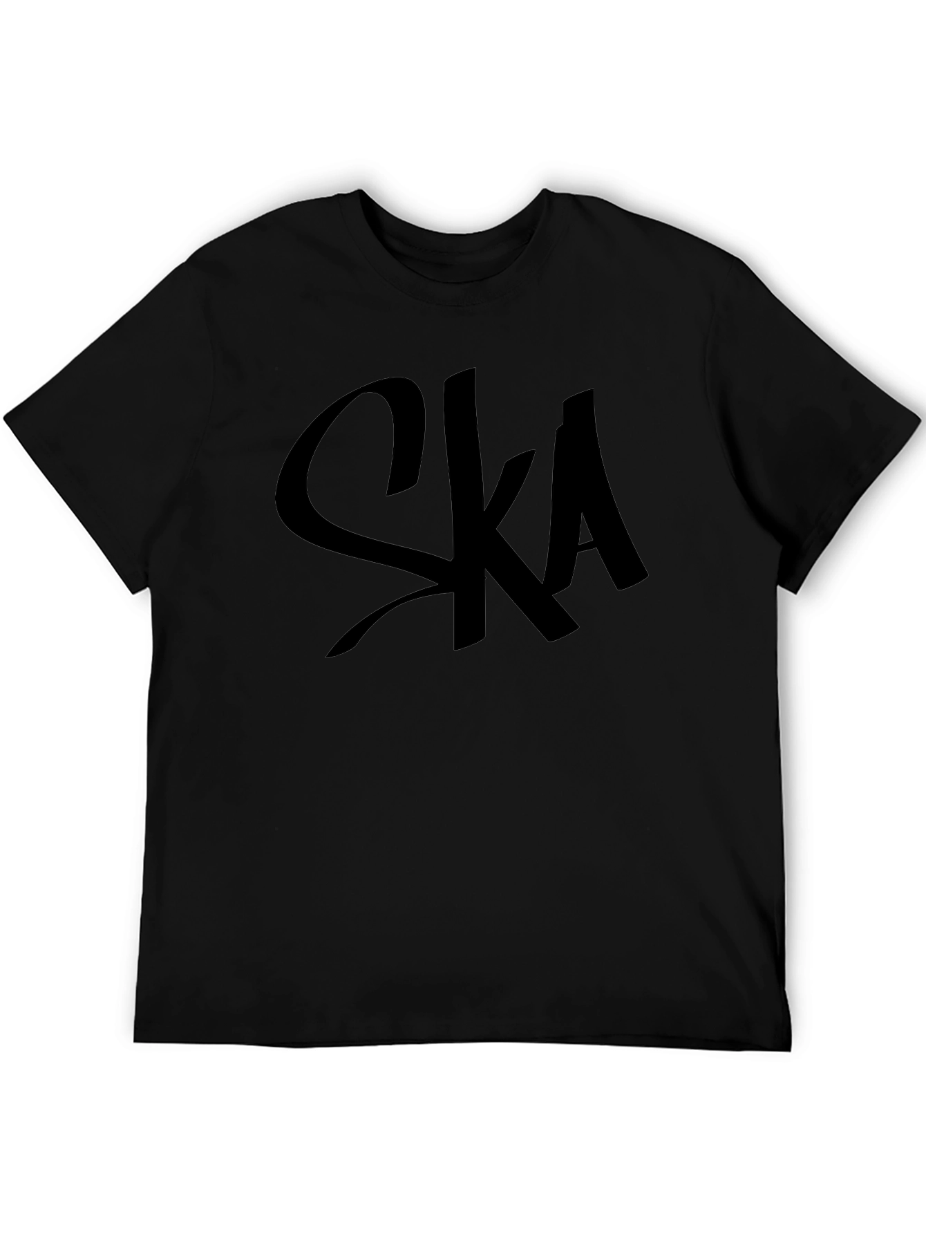 SKA T-Shirt - Black Cotton Blend