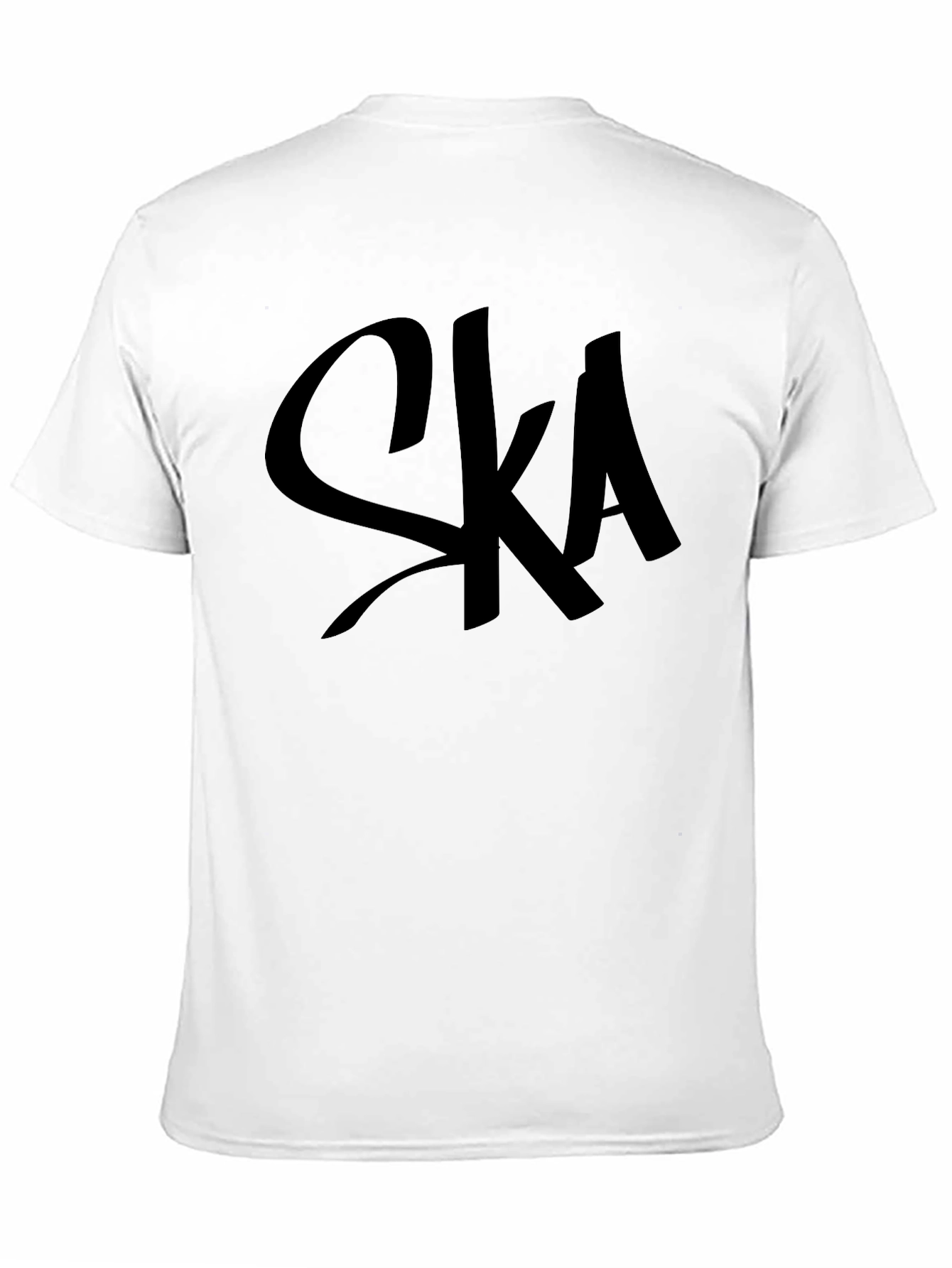 SKA T-Shirt - Black Cotton Blend