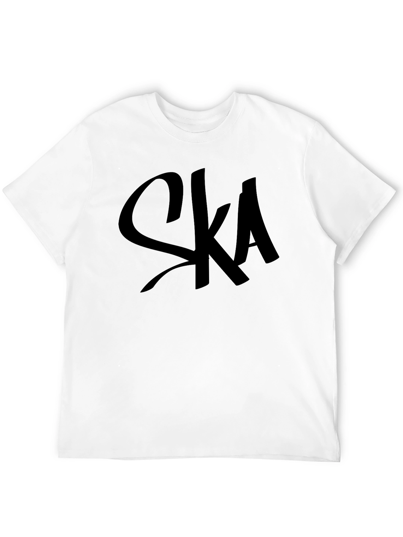 SKA T-Shirt - Black Cotton Blend
