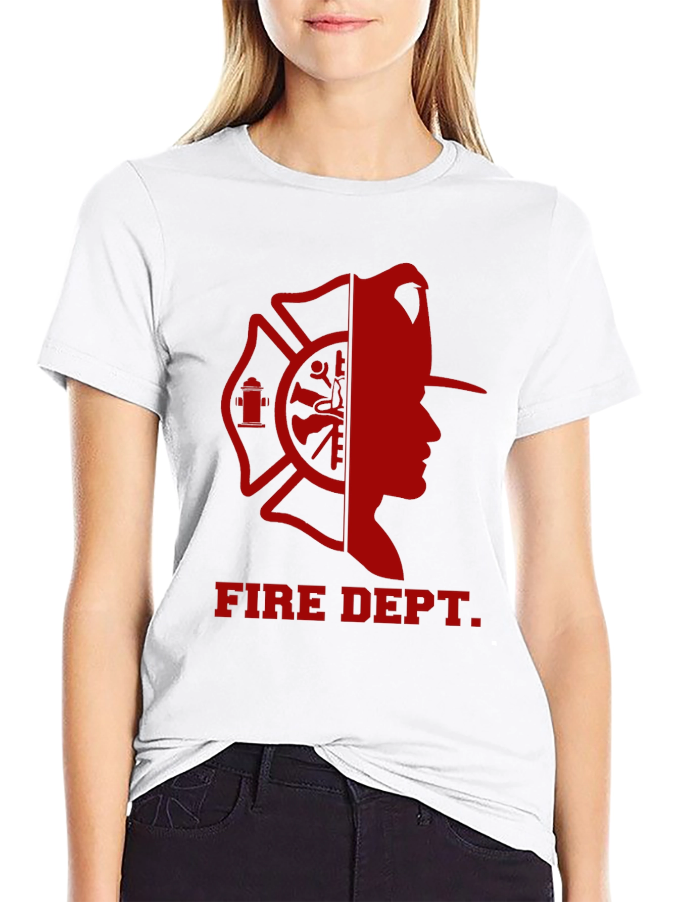 Fire Dept. Graphic T-Shirt
