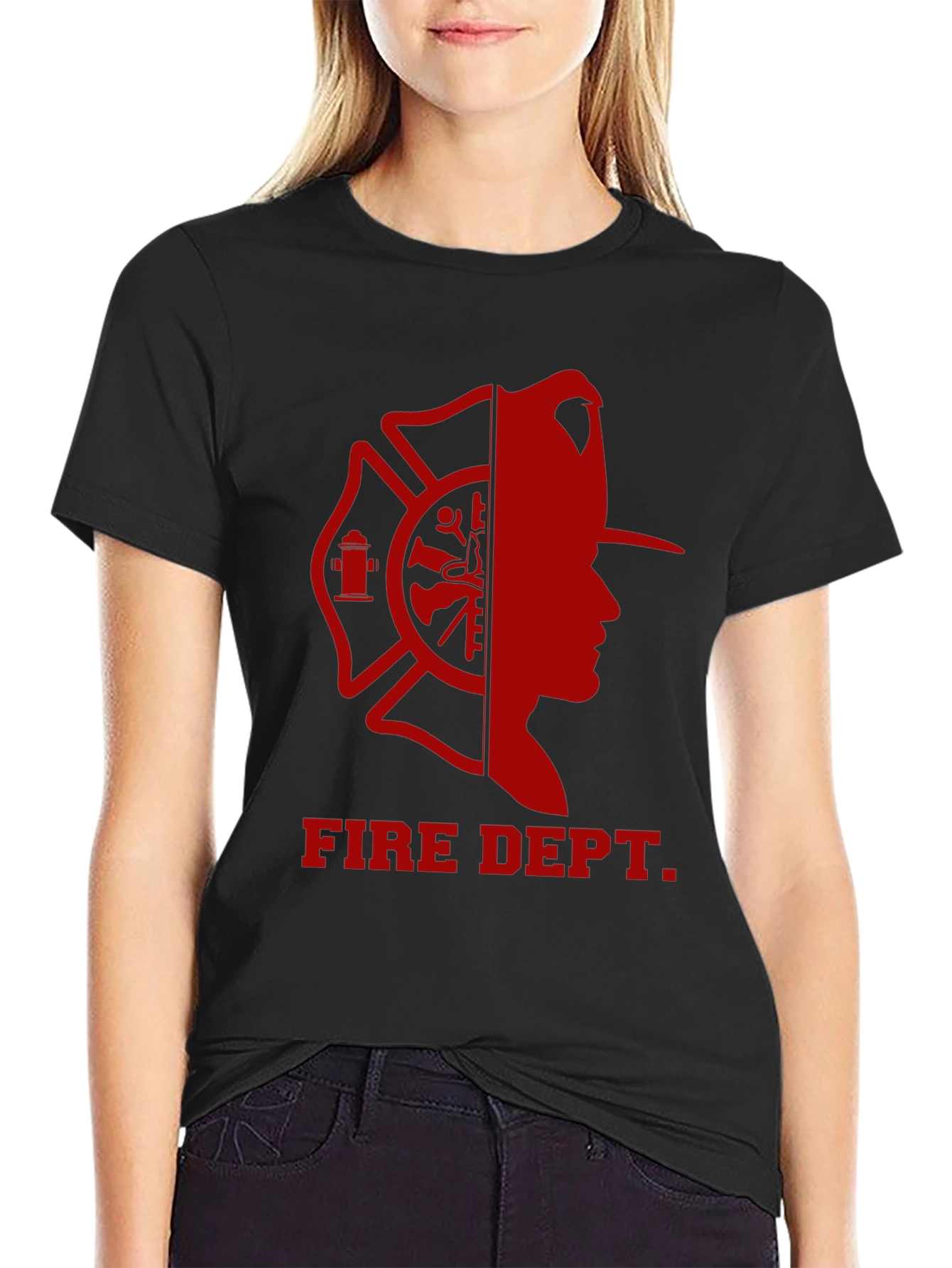 Fire Dept. Graphic T-Shirt