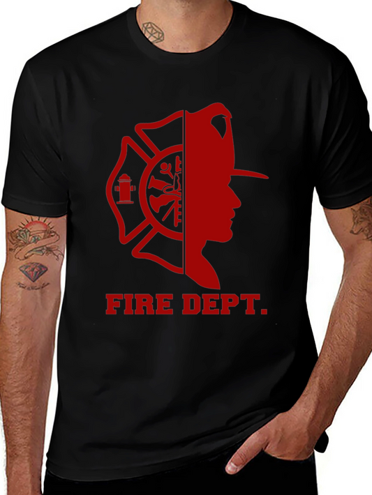 Fire Dept. Graphic T-Shirt