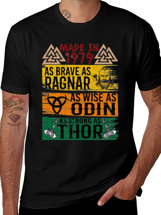 Made in 1979 Viking T-Shirt Ragnar Odin Thor