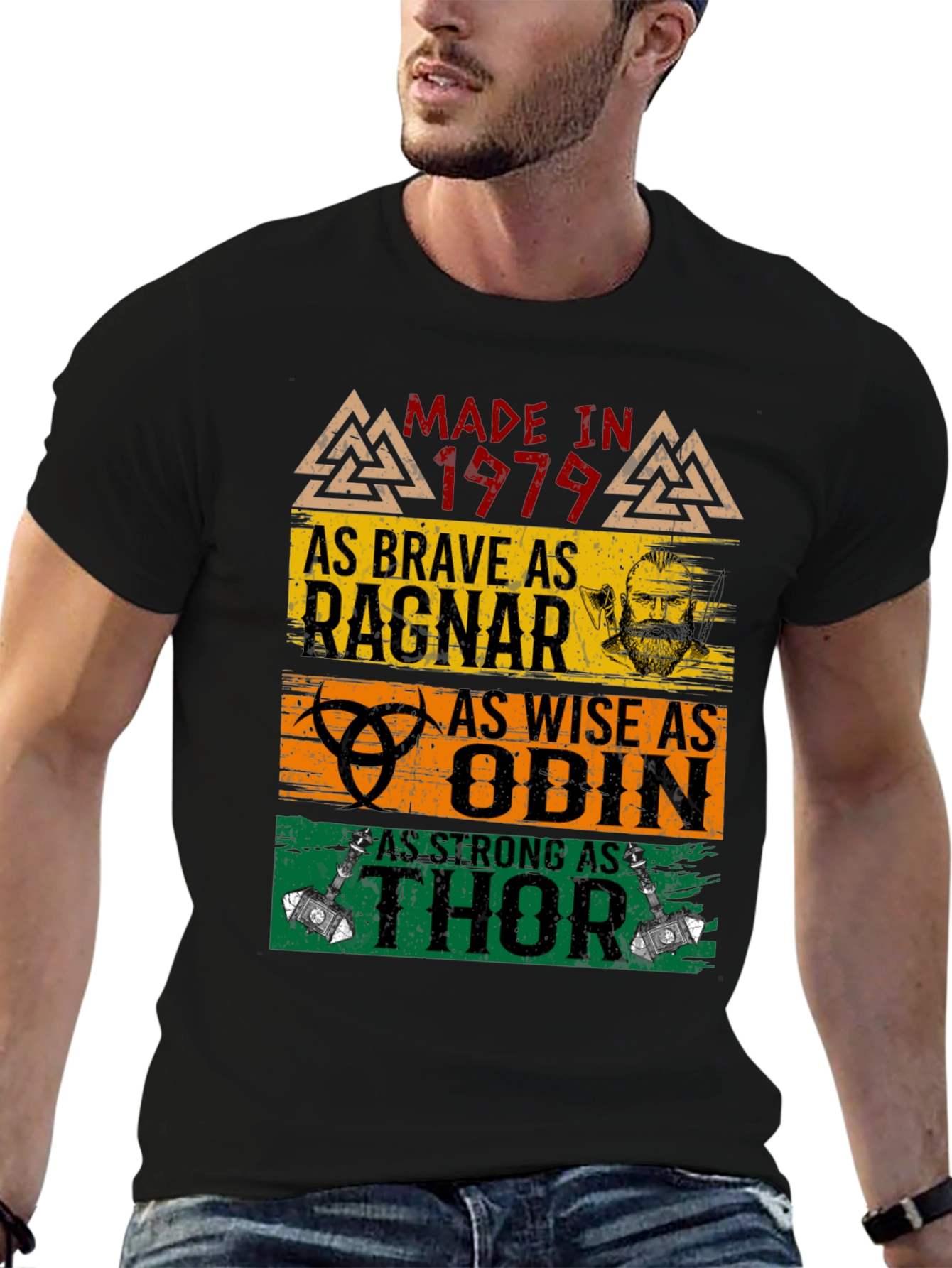 Made in 1979 Viking T-Shirt Ragnar Odin Thor