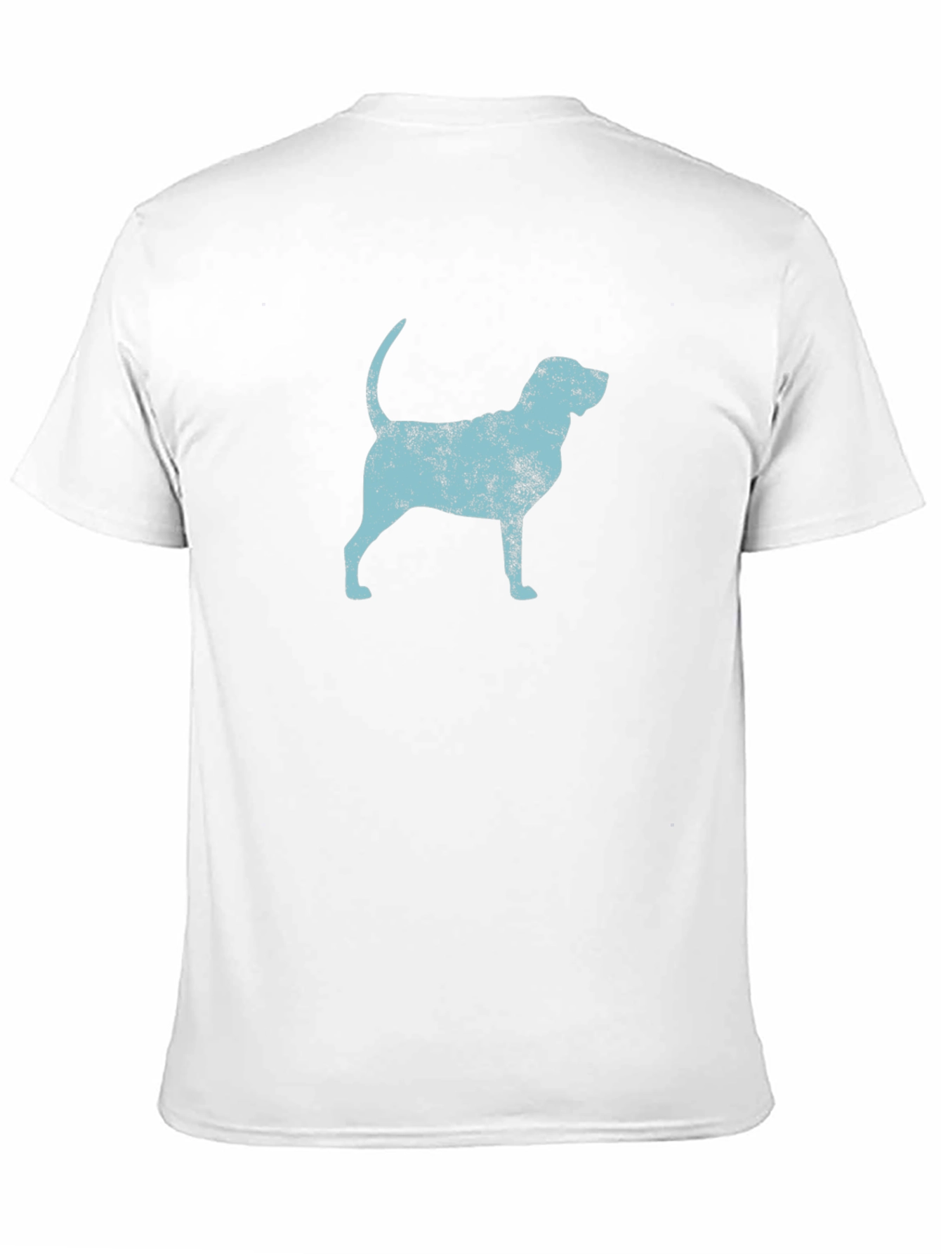Dog Silhouette Graphic Black T-Shirt