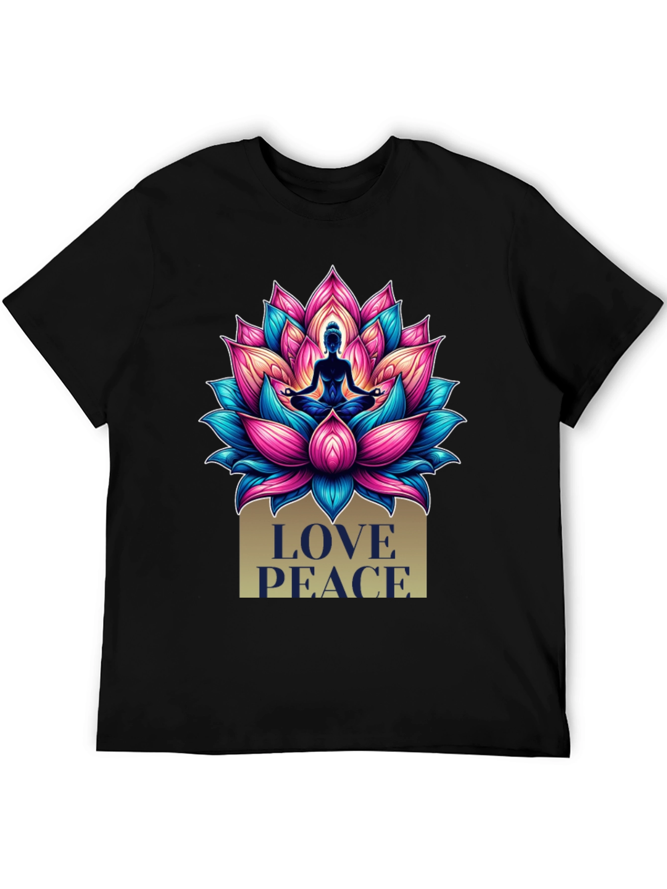Love Peace Lotus Graphic Tee