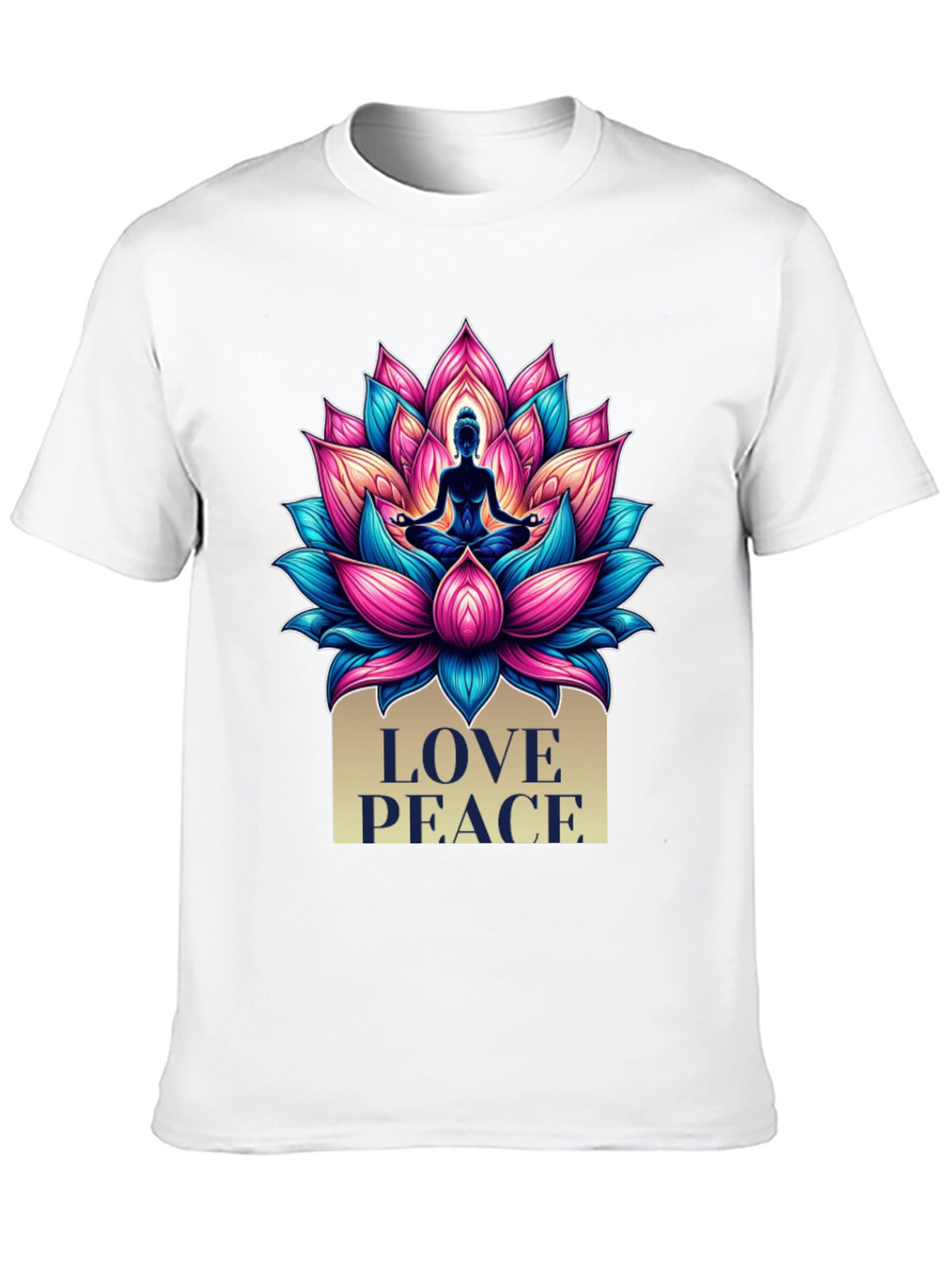 Love Peace Lotus Graphic Tee