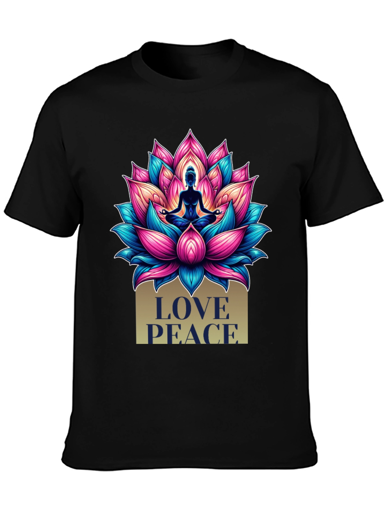 Love Peace Lotus Graphic Tee