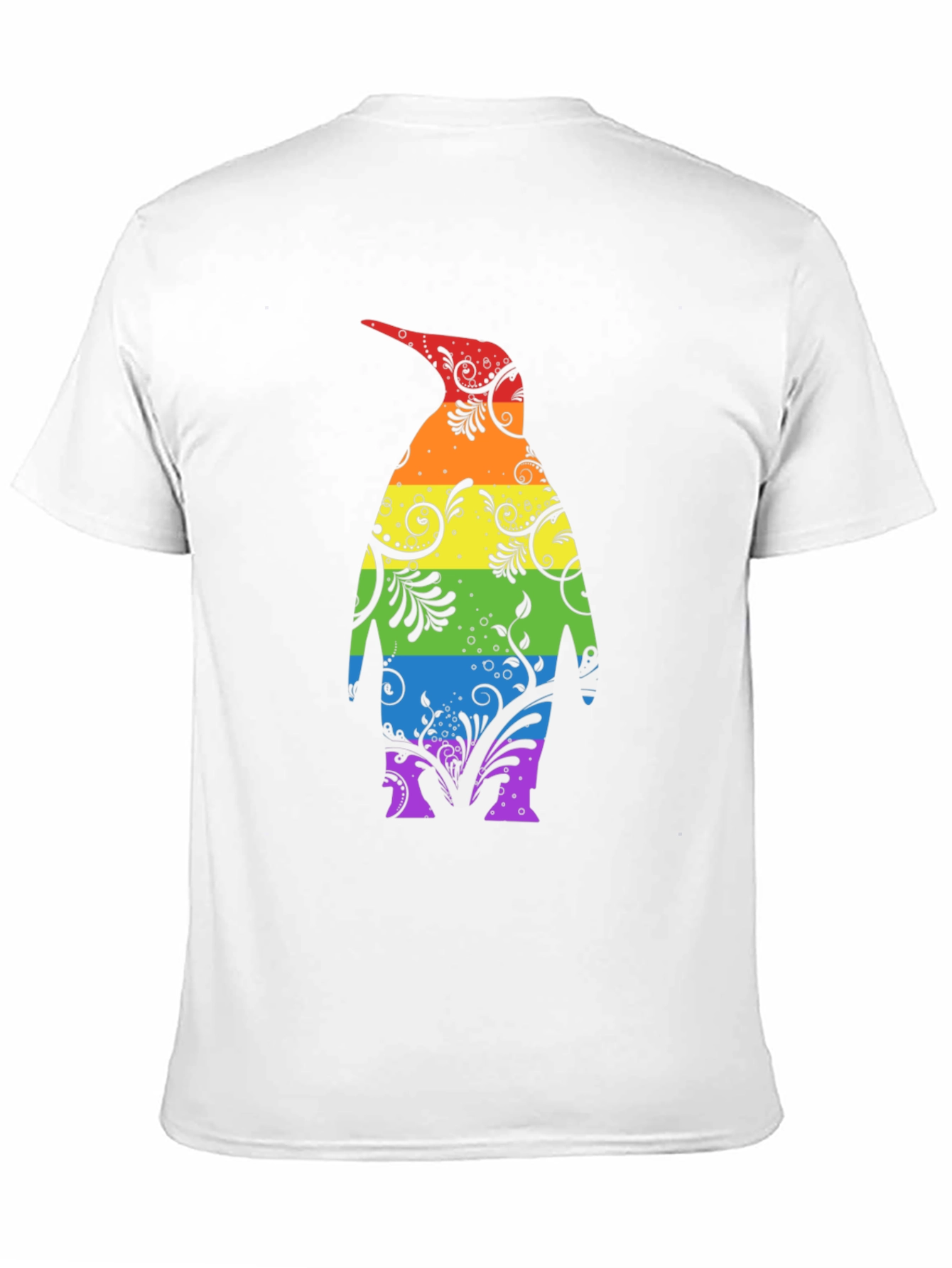 Rainbow Penguin Graphic Tee - Unique Stylish Design