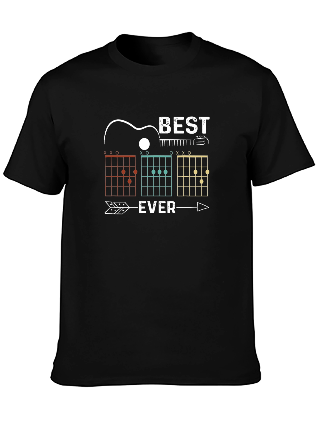 Best Ever Guitar Chords Graphic T-Shirt