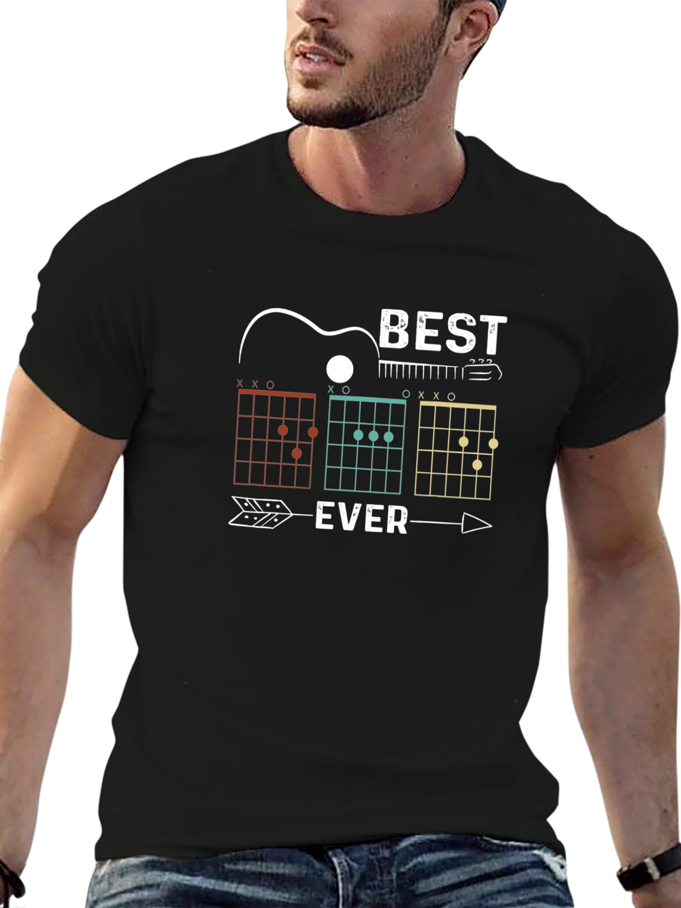 Best Ever Guitar Chords Graphic T-Shirt