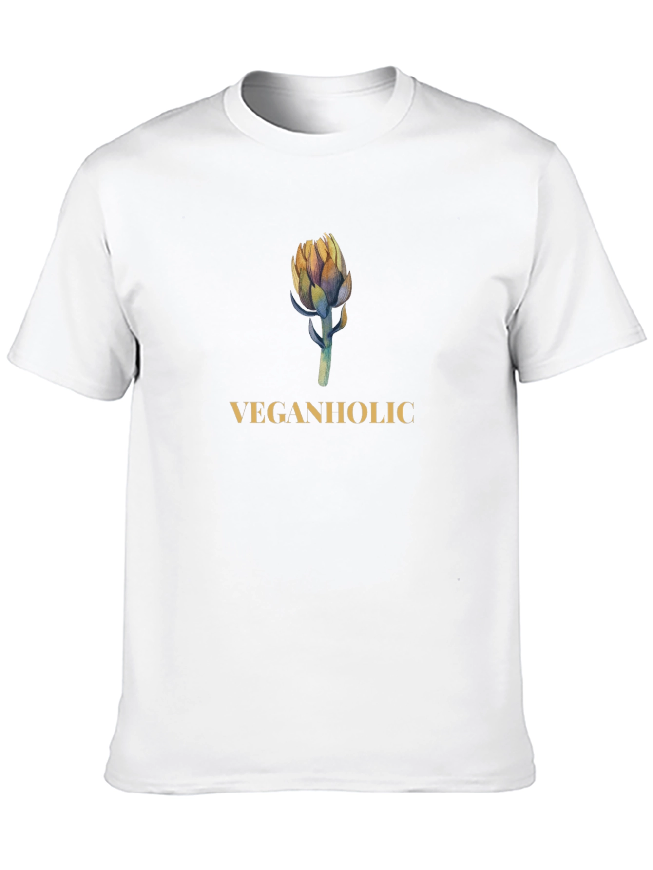 Veganholic Graphic Tee - Black Cotton T-Shirt