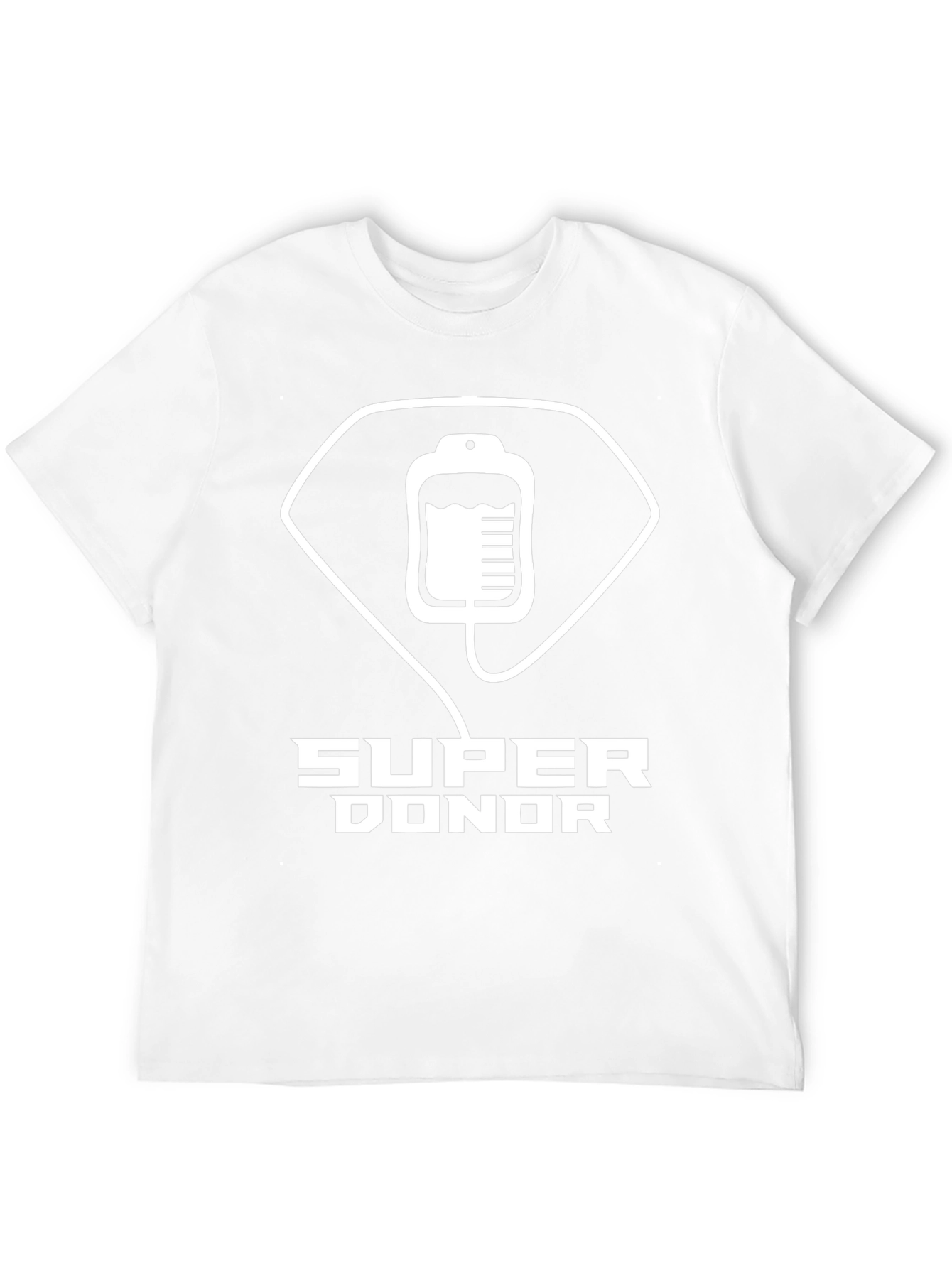 Super Donor Blood Bag Graphic T-Shirt