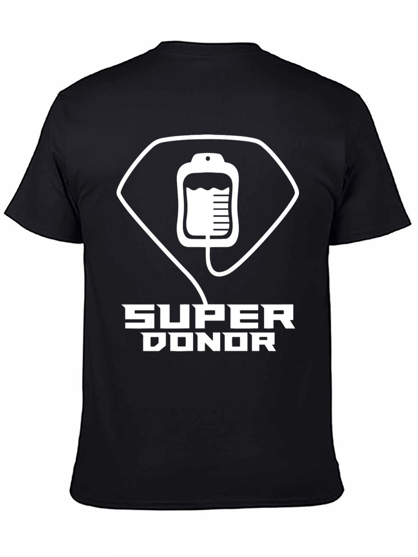 Super Donor Blood Bag Graphic T-Shirt