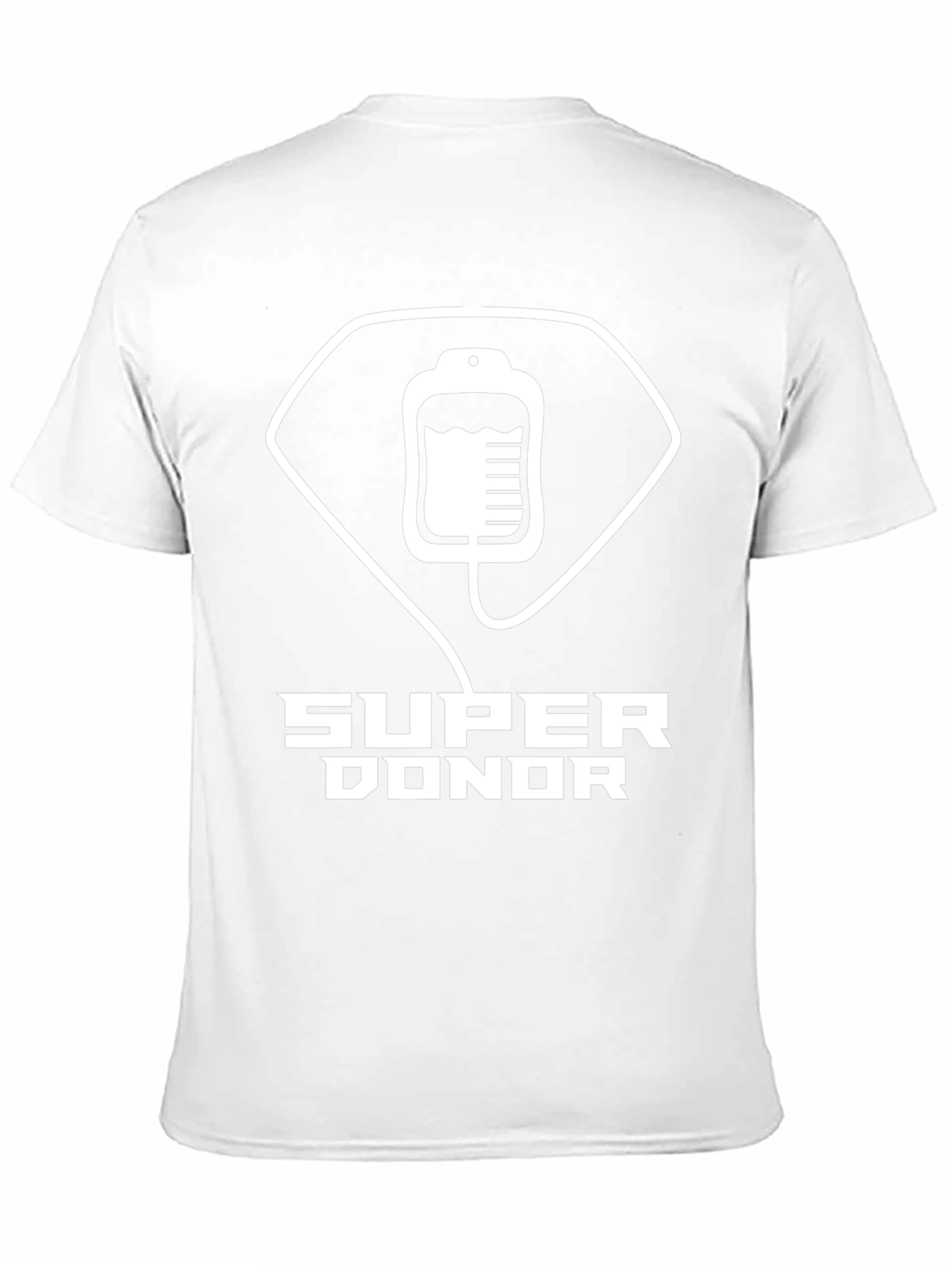 Super Donor Blood Bag Graphic T-Shirt