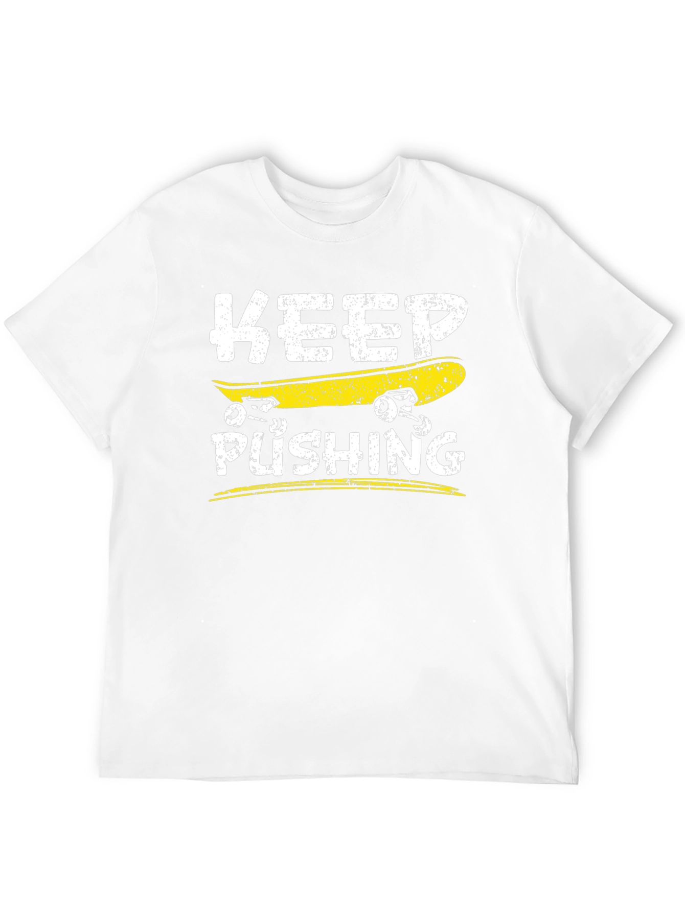 Keep Pushing Skateboard T-Shirt