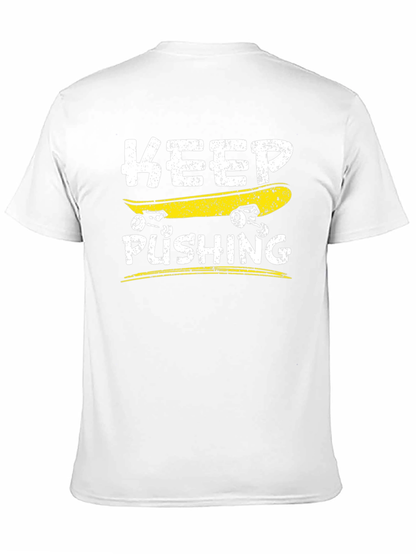 Keep Pushing Skateboard T-Shirt