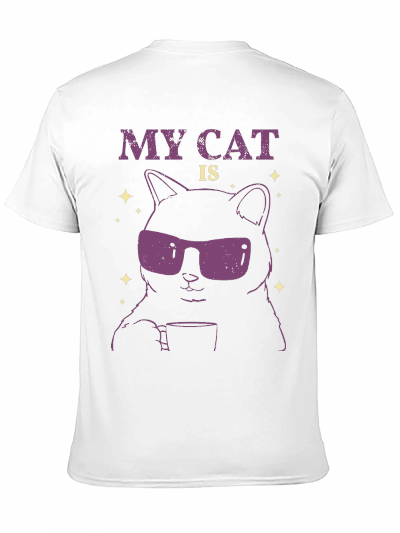 Cool Cat T-Shirt - Funny Graphic Tee