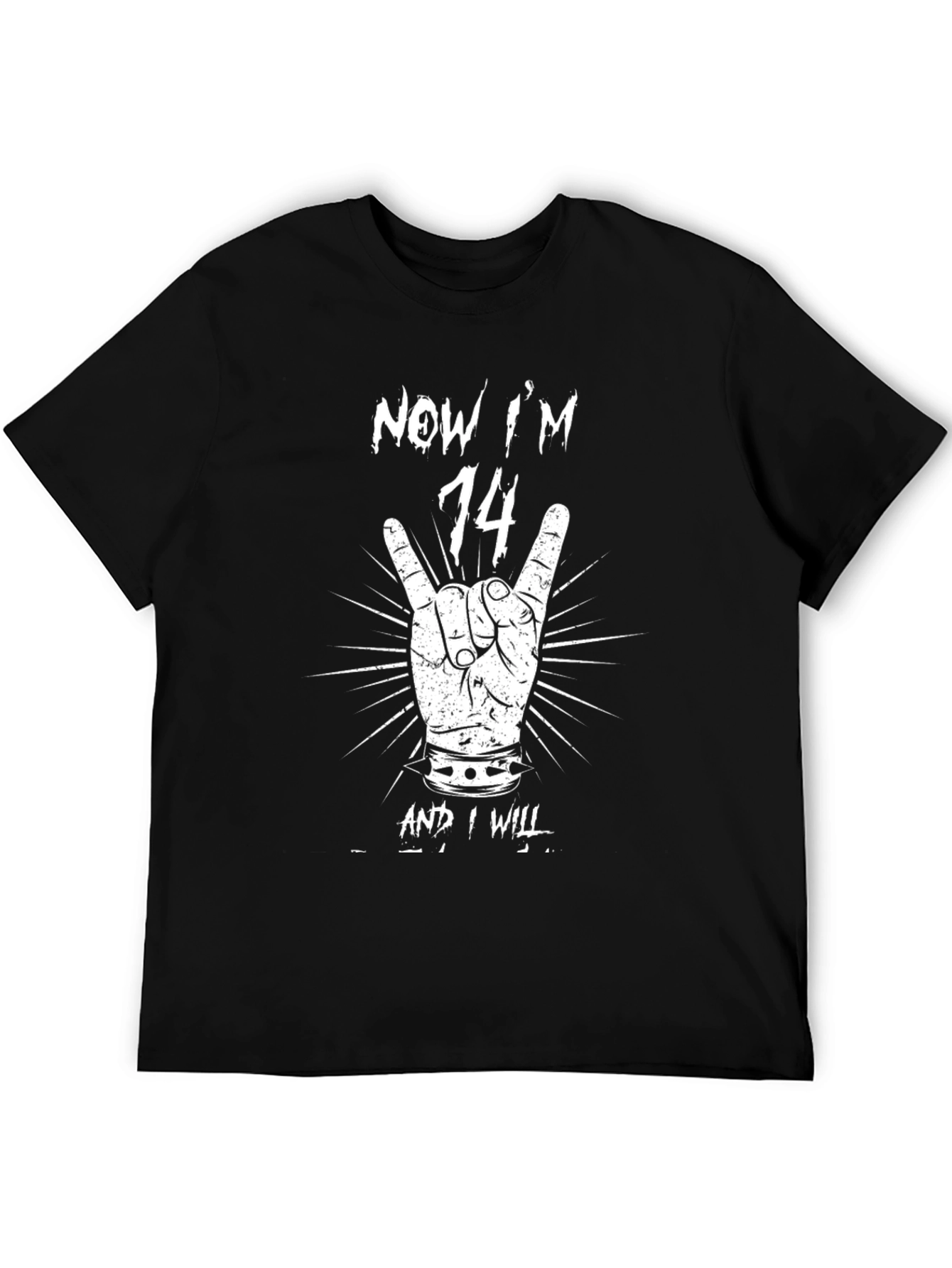 Now Im 14 Rock Hand T-Shirt