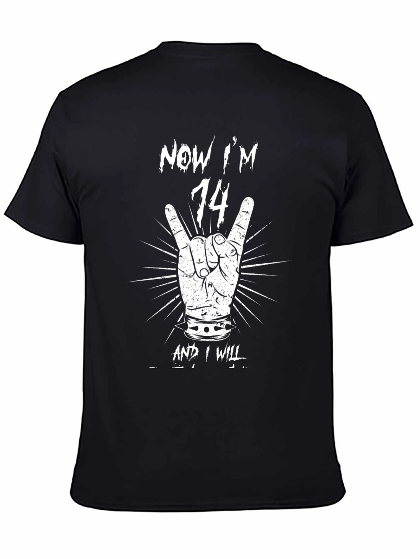 Now Im 14 Rock Hand T-Shirt