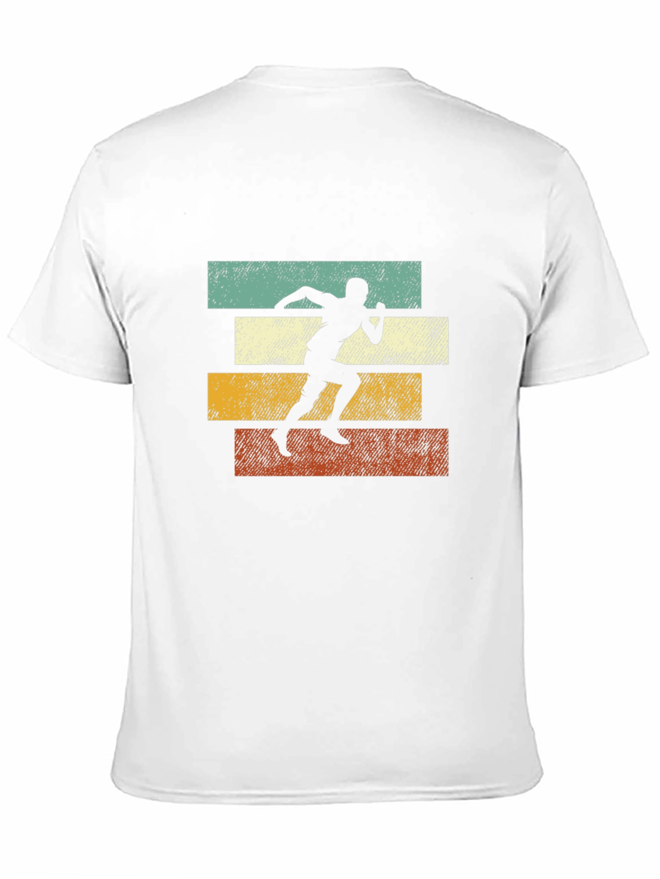 Retro Runner Graphic Tee | Black Cotton T-Shirt