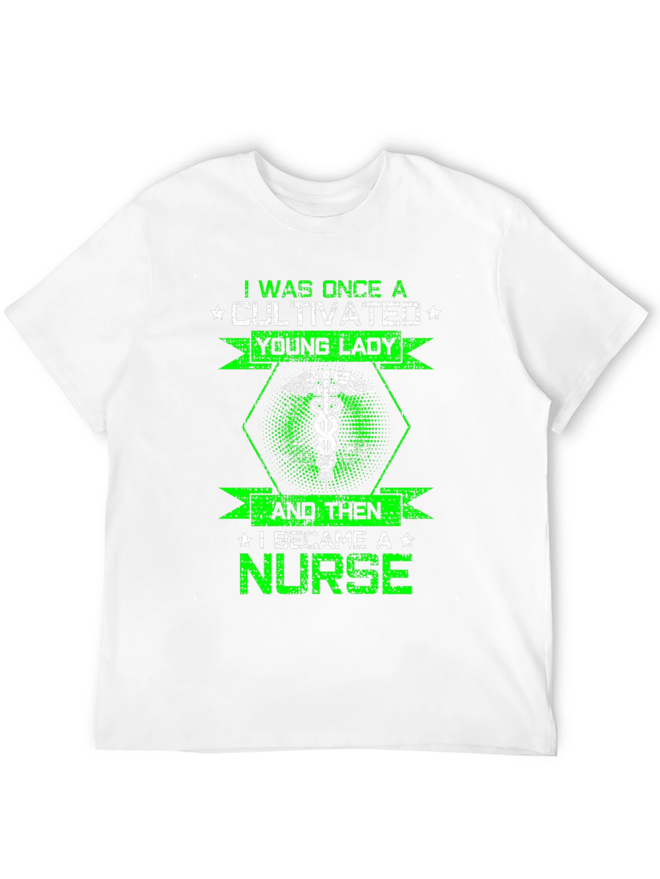 Cultivated Lady Nurse T-Shirt - Black
