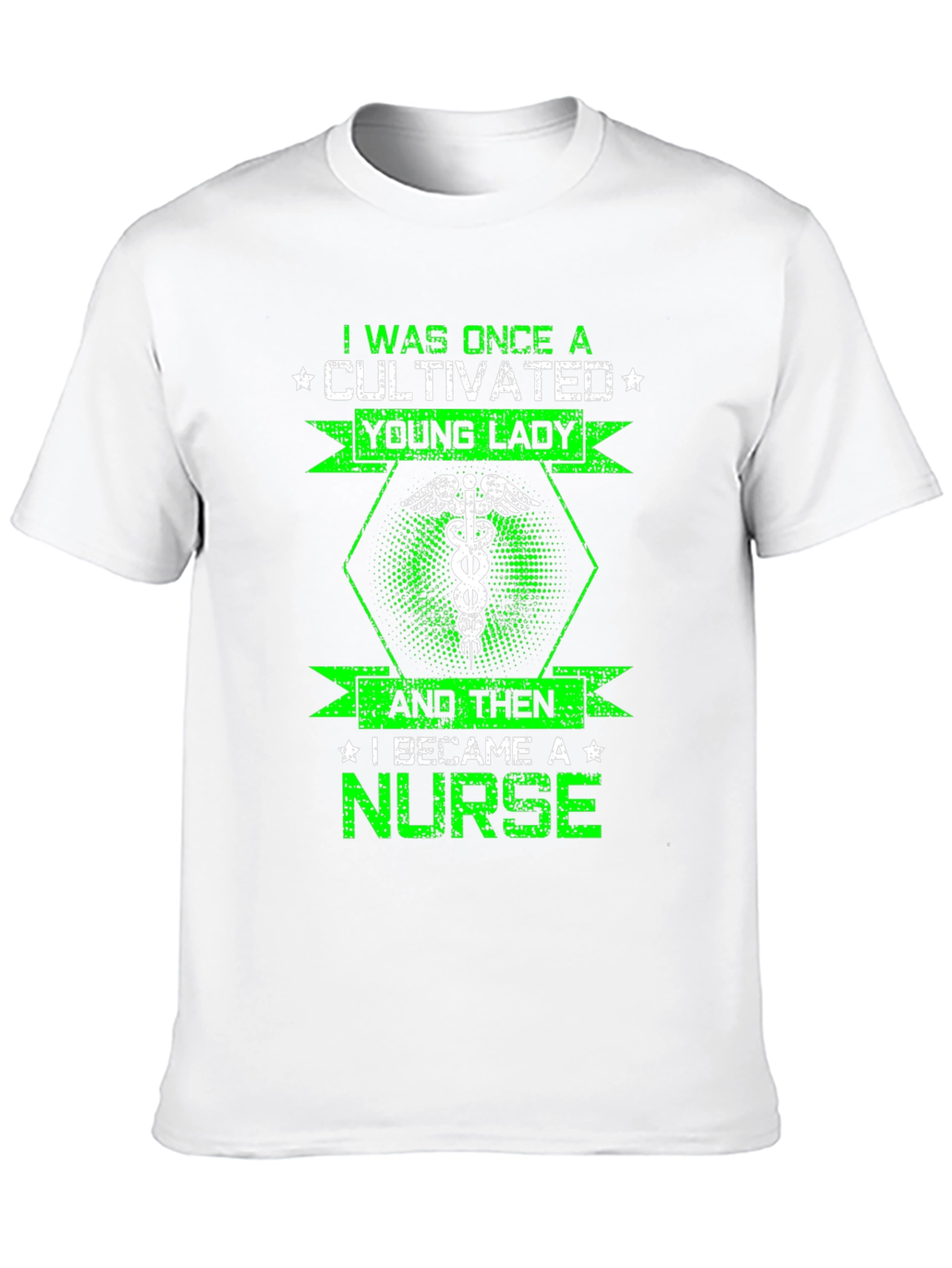 Cultivated Lady Nurse T-Shirt - Black