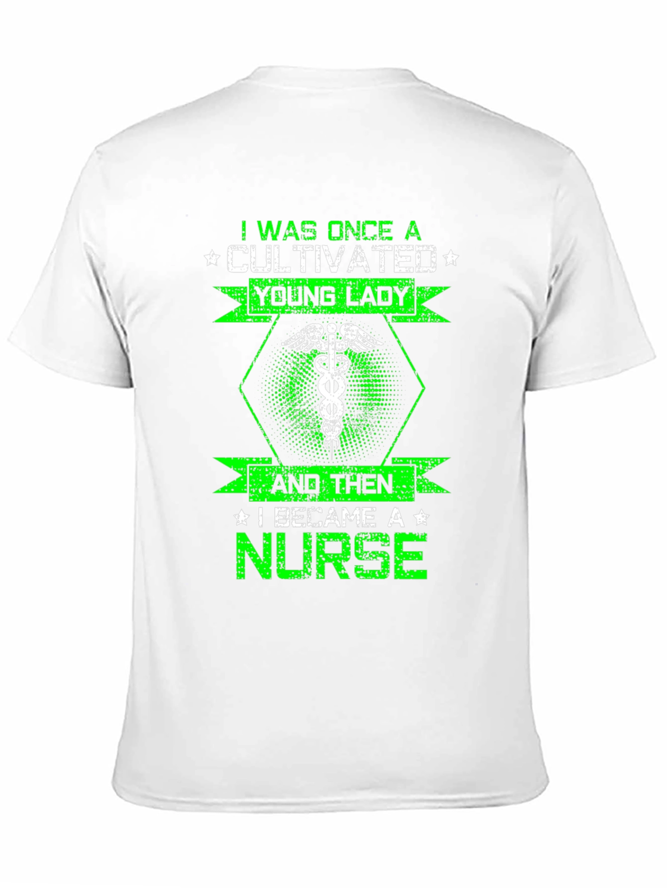Cultivated Lady Nurse T-Shirt - Black
